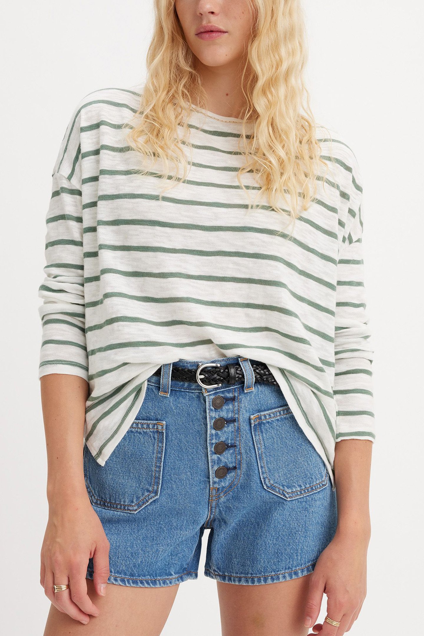 80'S PATCH POCKET MOM SHORTS 6