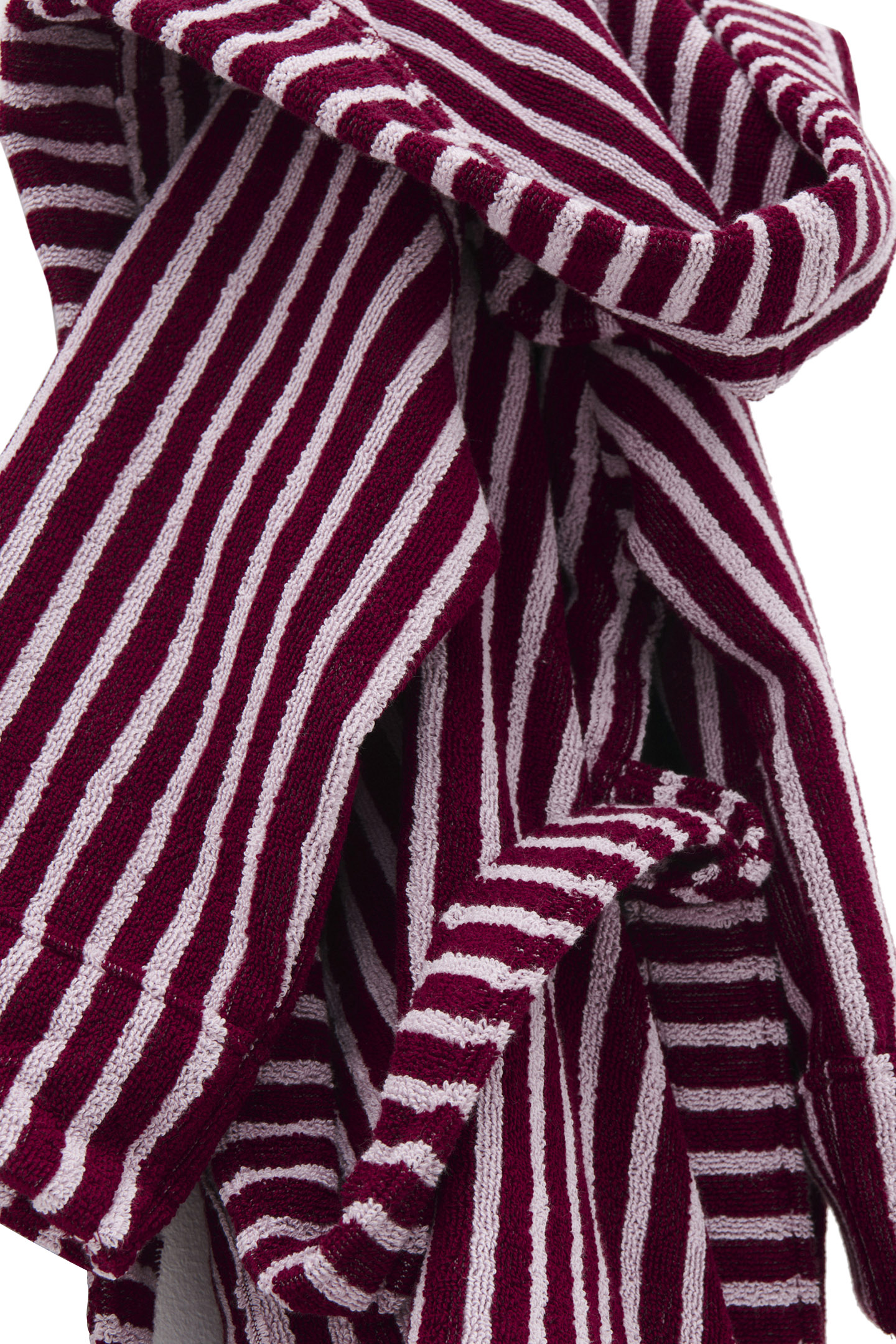 UNISEX HOODED BATHROBE RED&ROSE 2