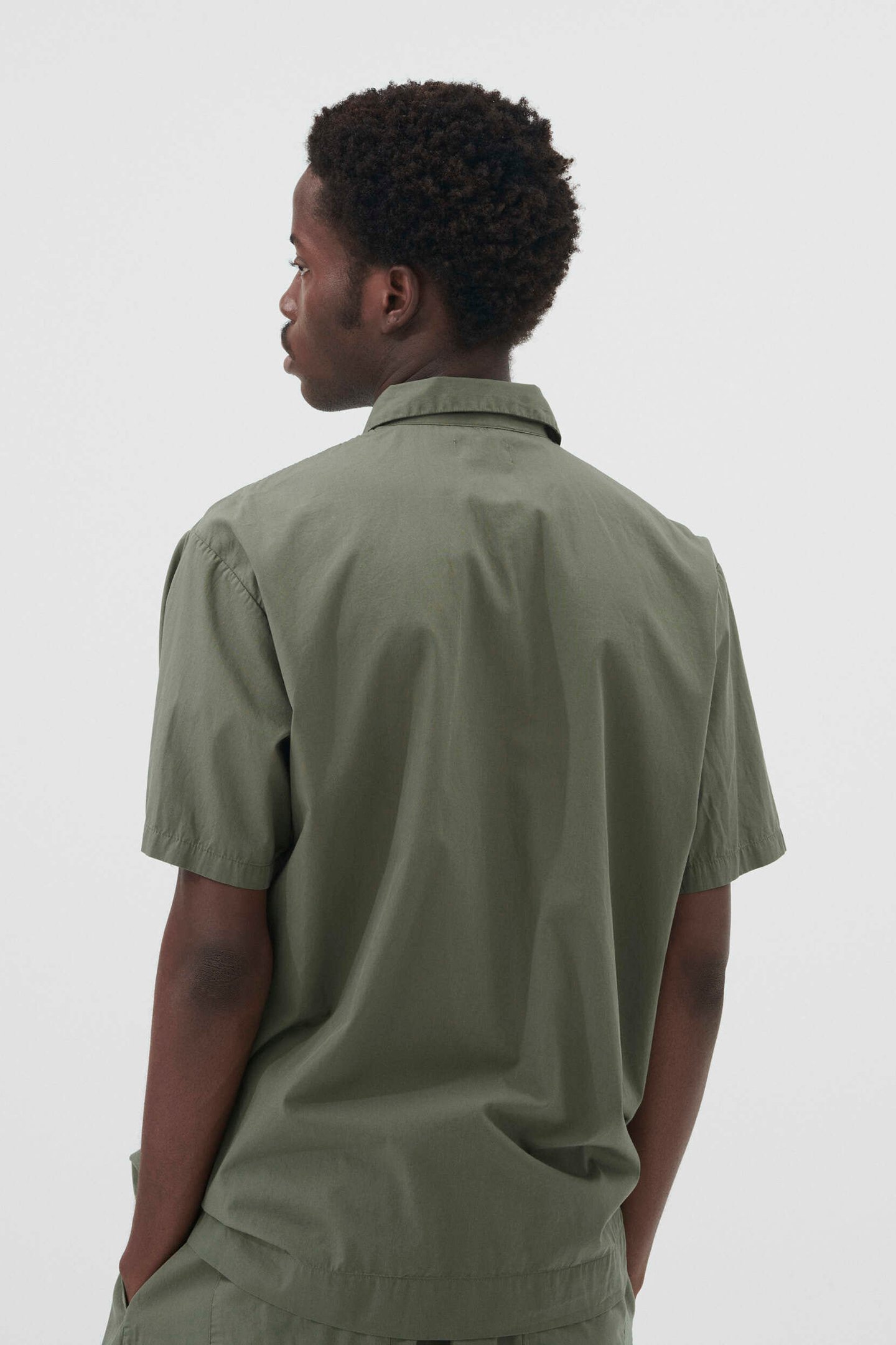 UNISEX POPLIN, SHORT SLEEVE SHIRT WILLOW 2