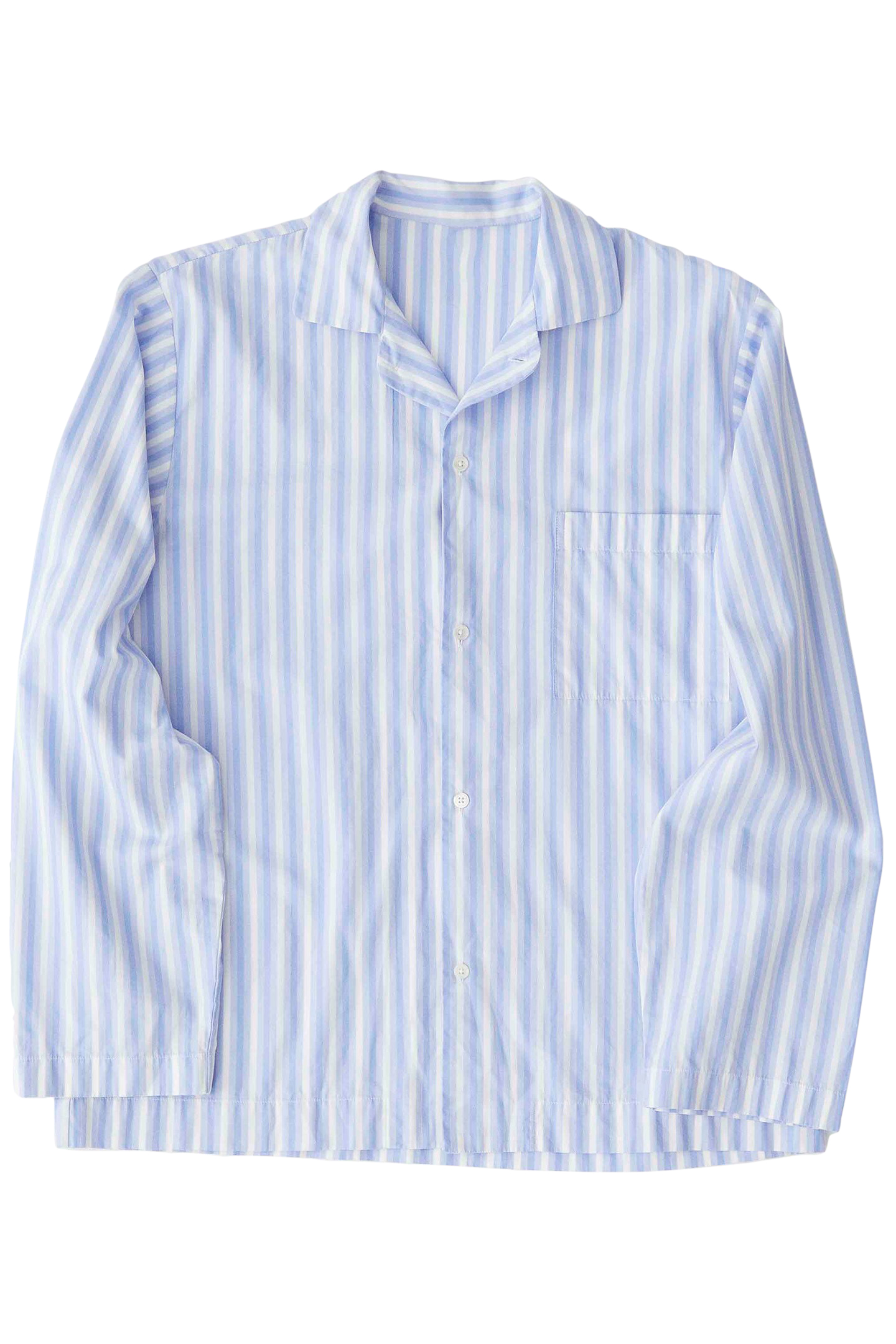 UNISEX POPLIN, PYJAMAS SHIRT FADING BLUE 2