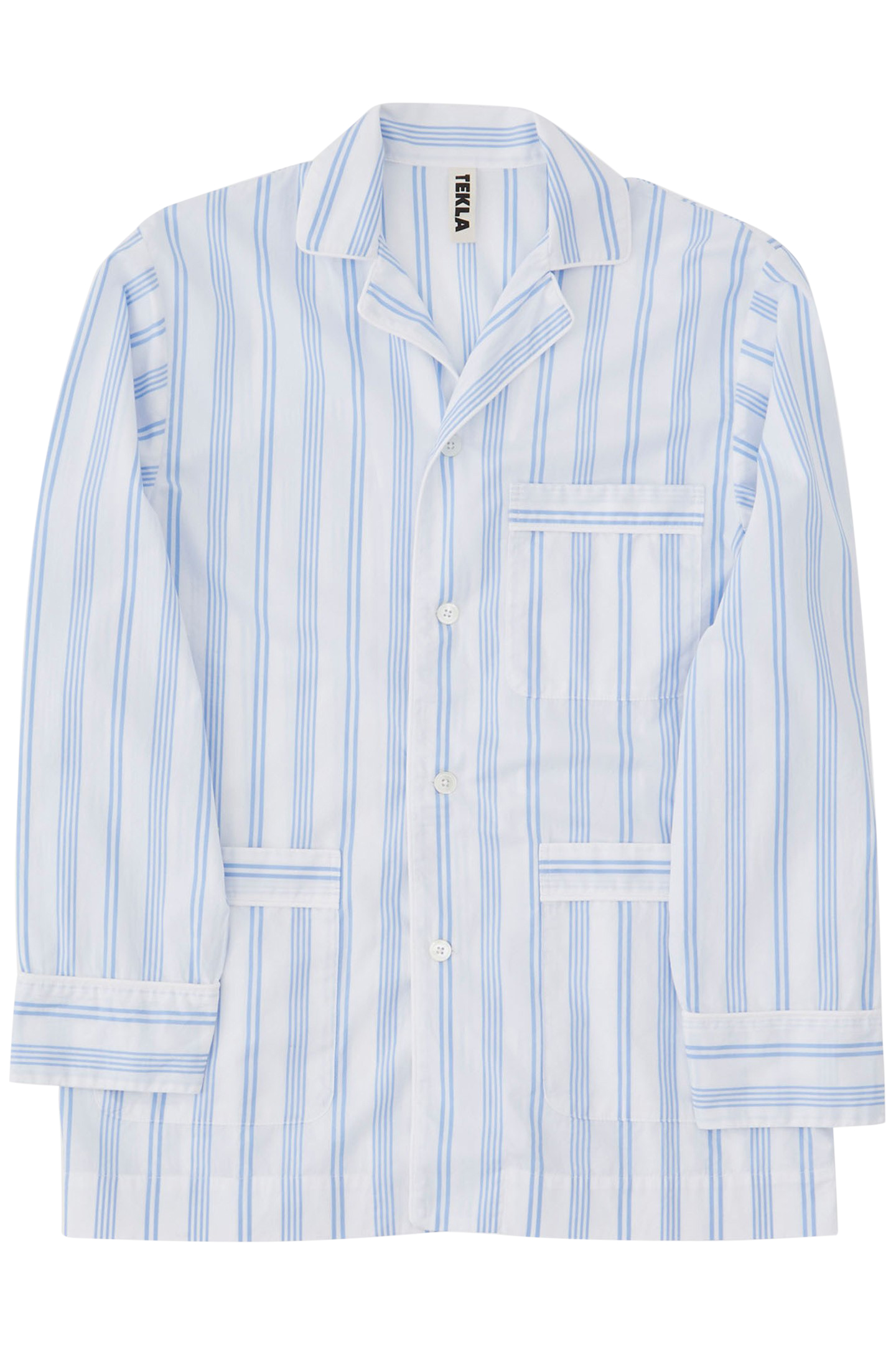 UNISEX POPLIN, PYJAMAS SHIRT MATTRESS STRIPES 3