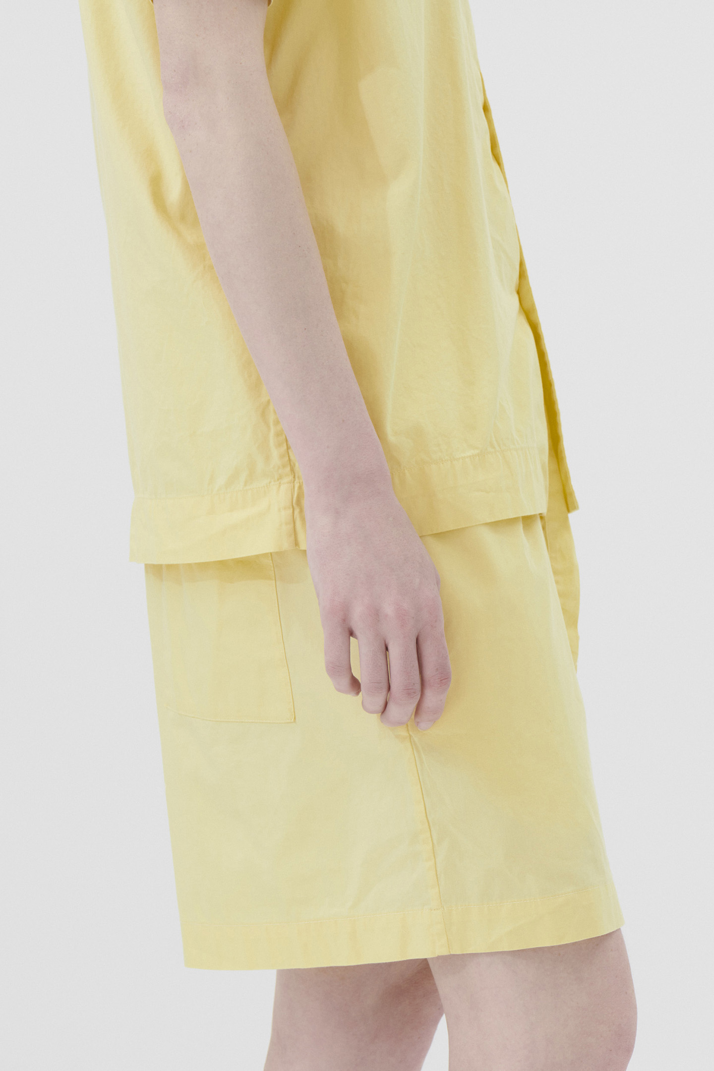 UNISEX POPLIN, PYJAMAS SHORTS LEMONADE 2