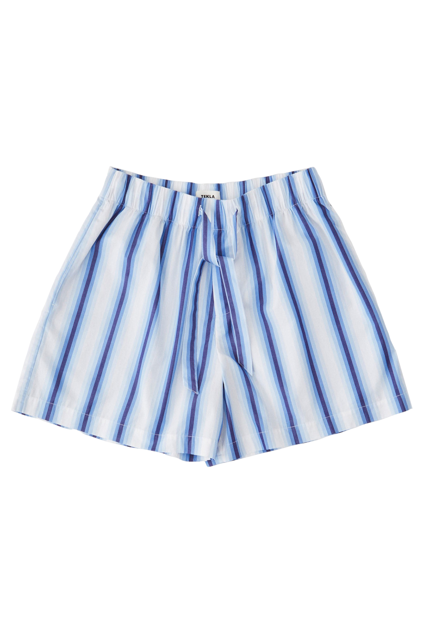 UNISEX POPLIN, PYJAMAS SHORTS BLUE MARQUEE 3