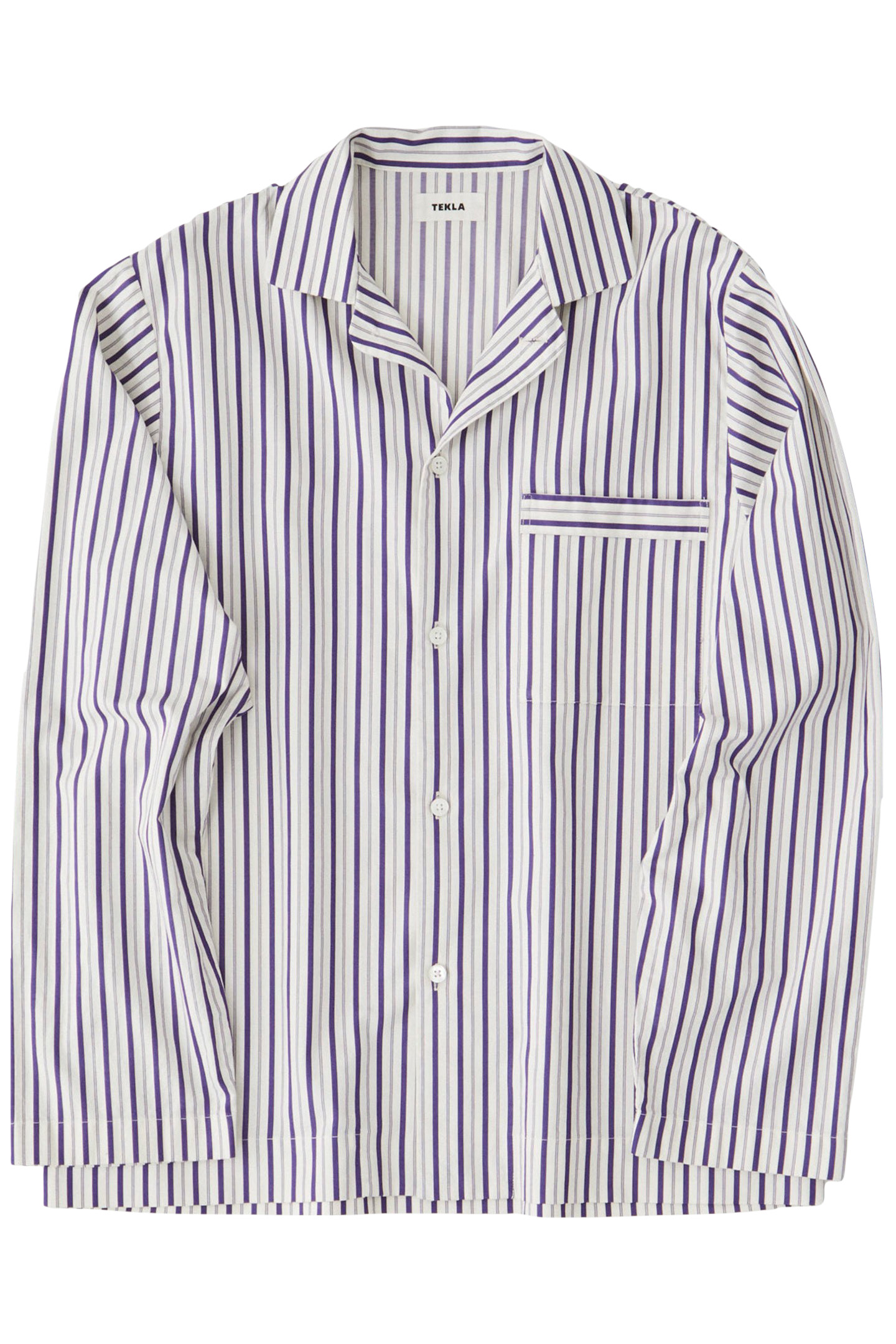 UNISEX POPLIN, PYJAMAS SHIRT LIDO STRIPES 3