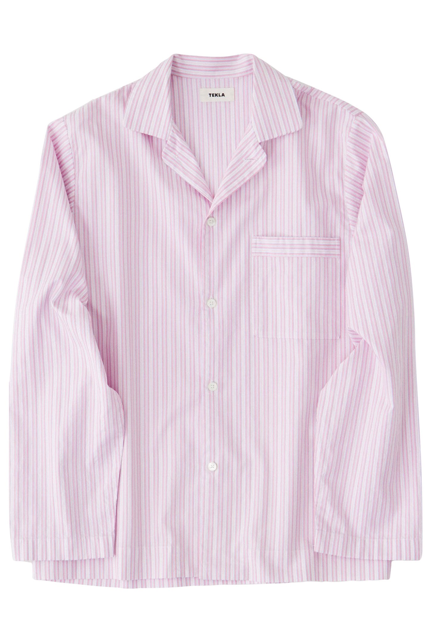 UNISEX POPLIN, PYJAMAS SHIRT CAPRI STRIPES 3