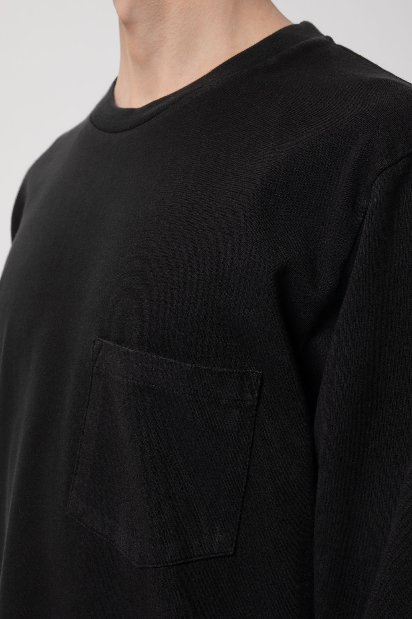 RUDI HEAVY POCKET TEE BLACK 4