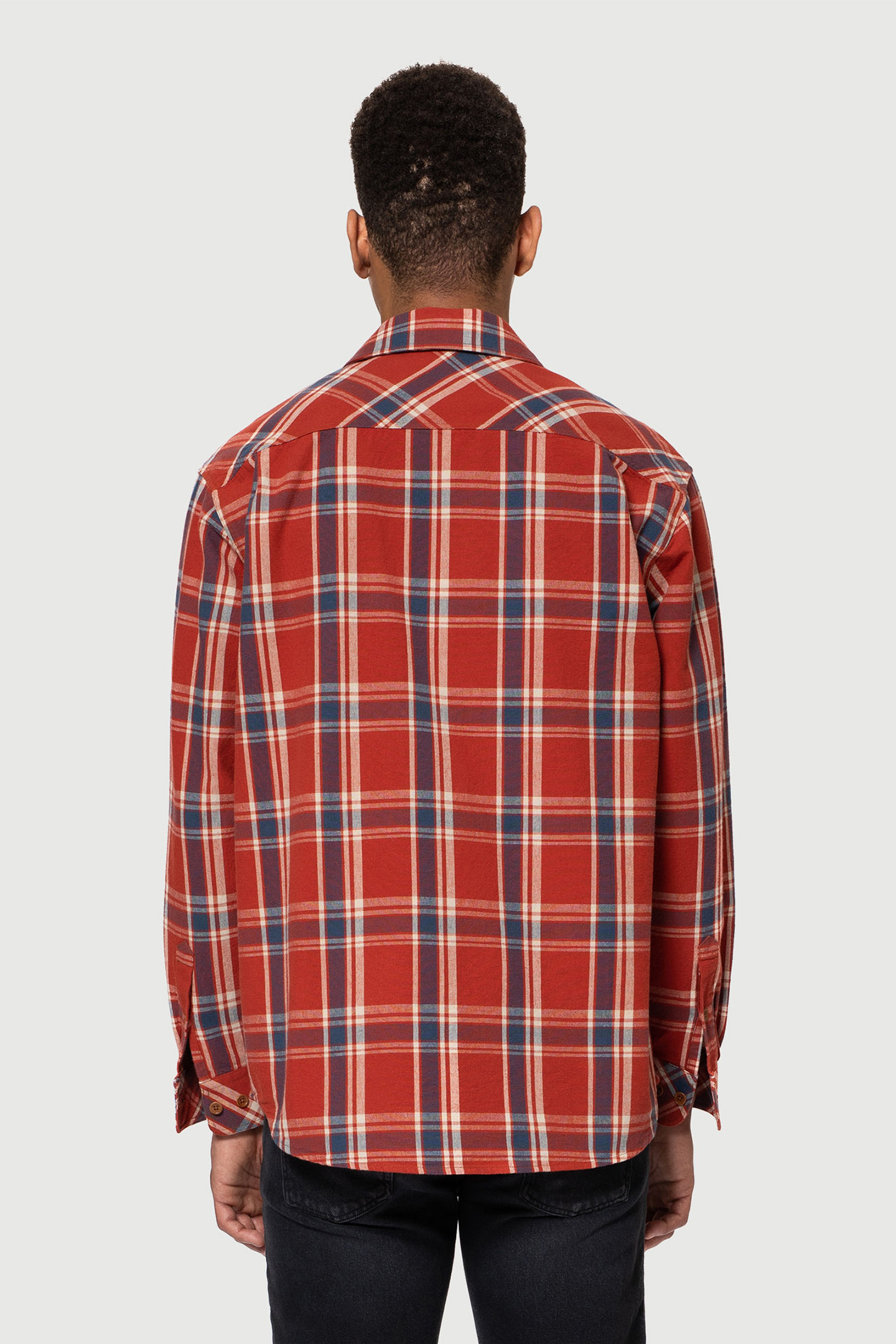 FILIP BASKET PLAID RED 2