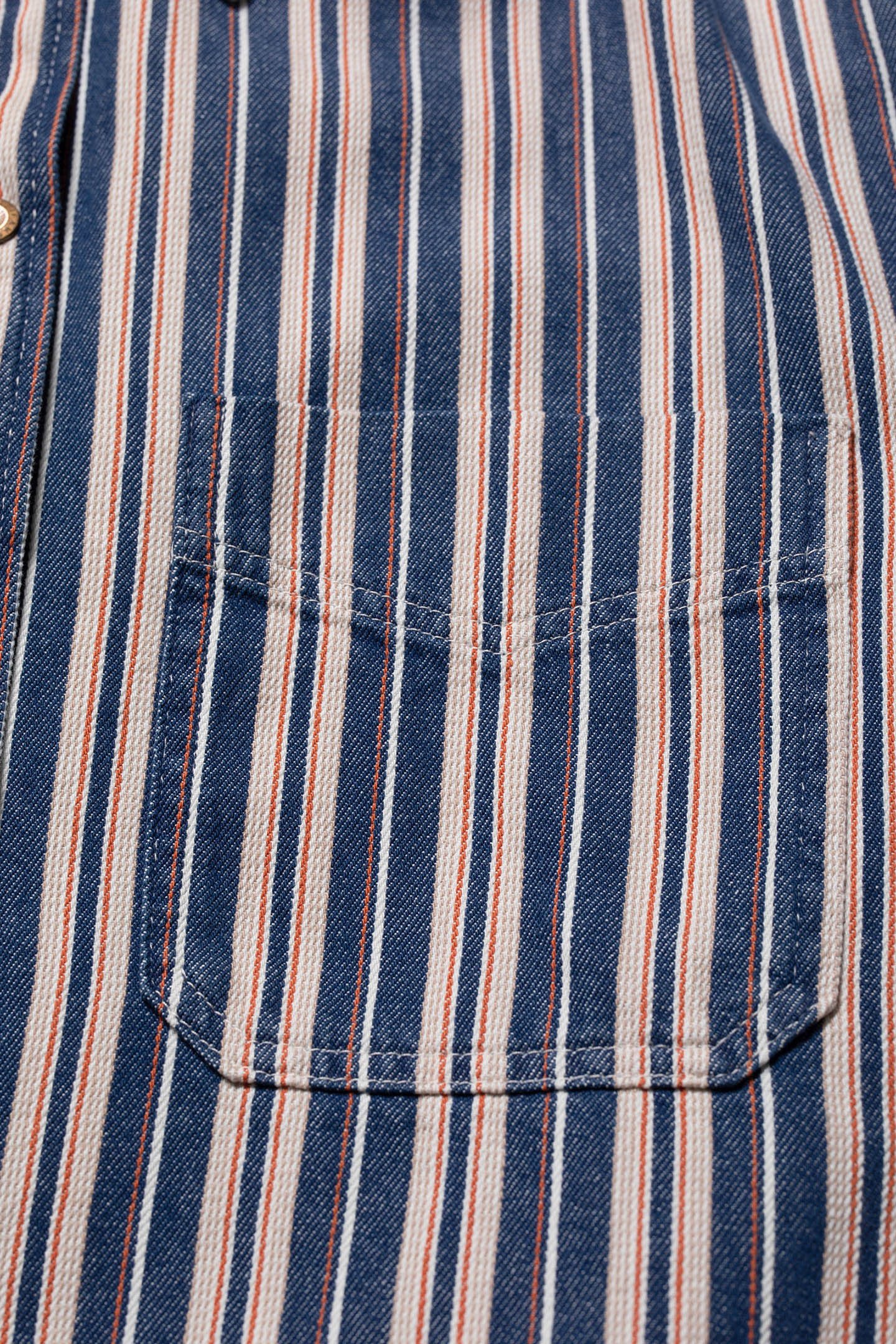 MINA DENIM SHIRT STRIPE RED 6