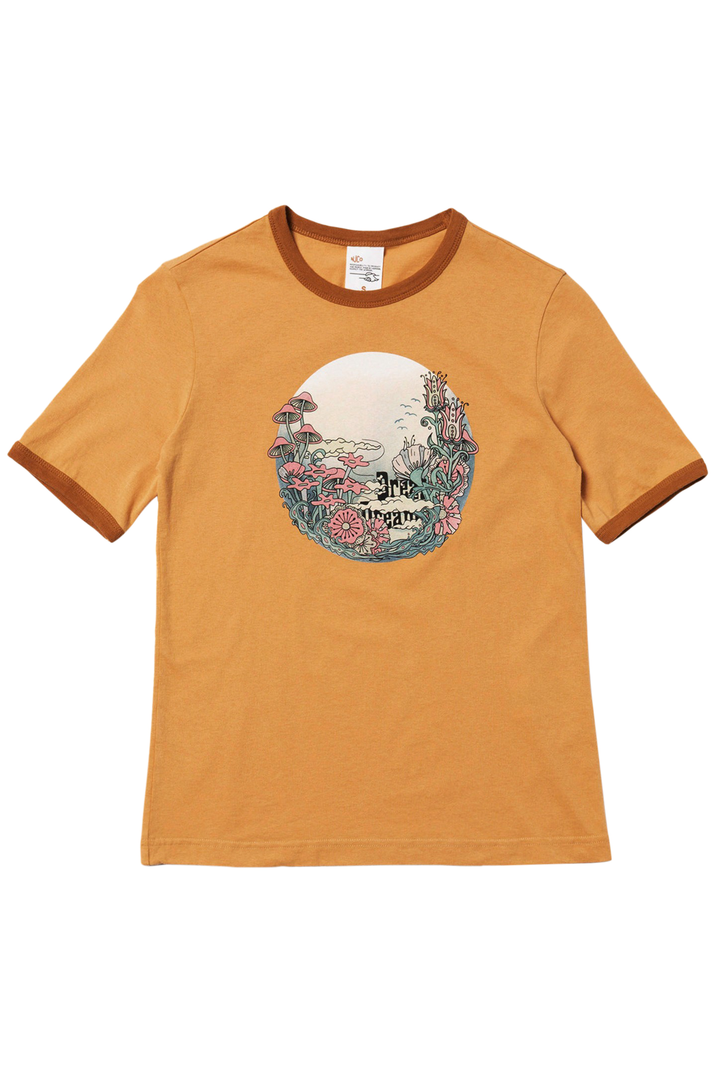 LOVA DREAMS T-SHIRT OCHRE 2