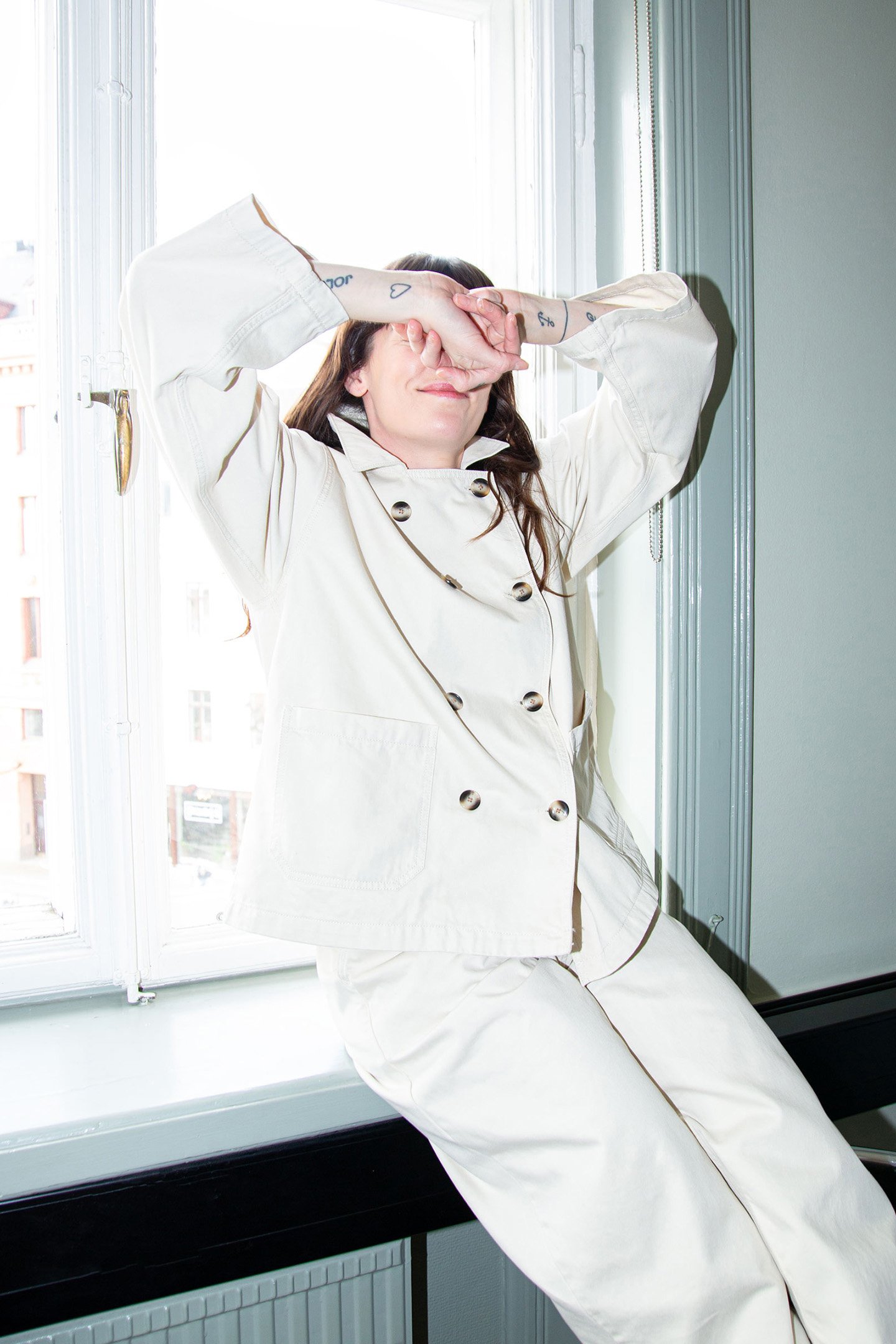 BIBBI WORKWEAR SAILOR JACKET ECRU 10