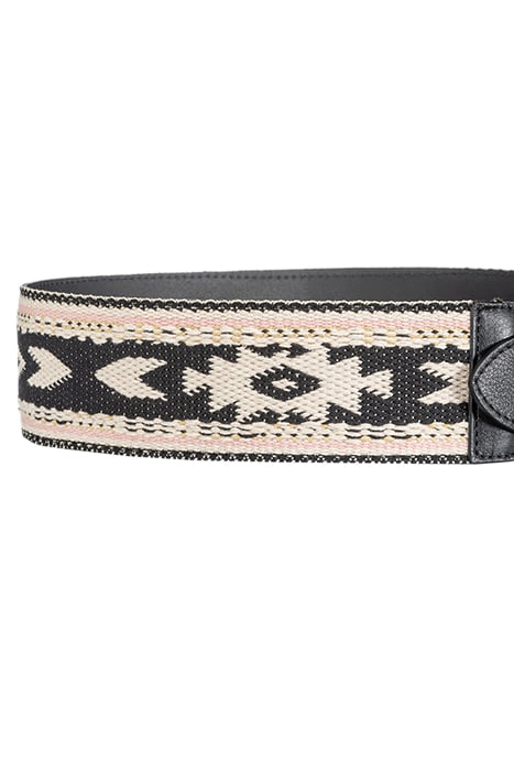 LOVE BERRY NATIVE H6 BELT NAST BLACK/BEIGE-ANTIQUE GOLD 2