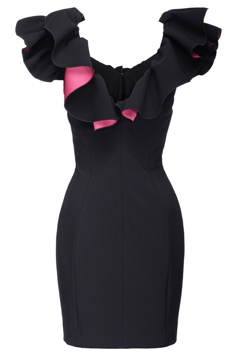 CONO DRESS BLACK/PINK 5