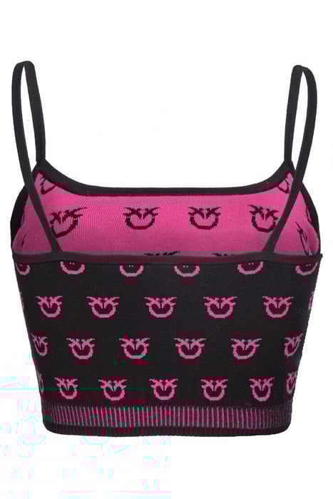 COBO TANK TOP MULTICOLOR PRINT BLACK/FUCHSIA 4