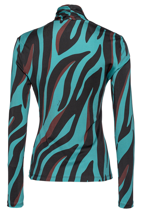 MITSUKO SWEATER GREEN/BLACK/BURGUNDY 2