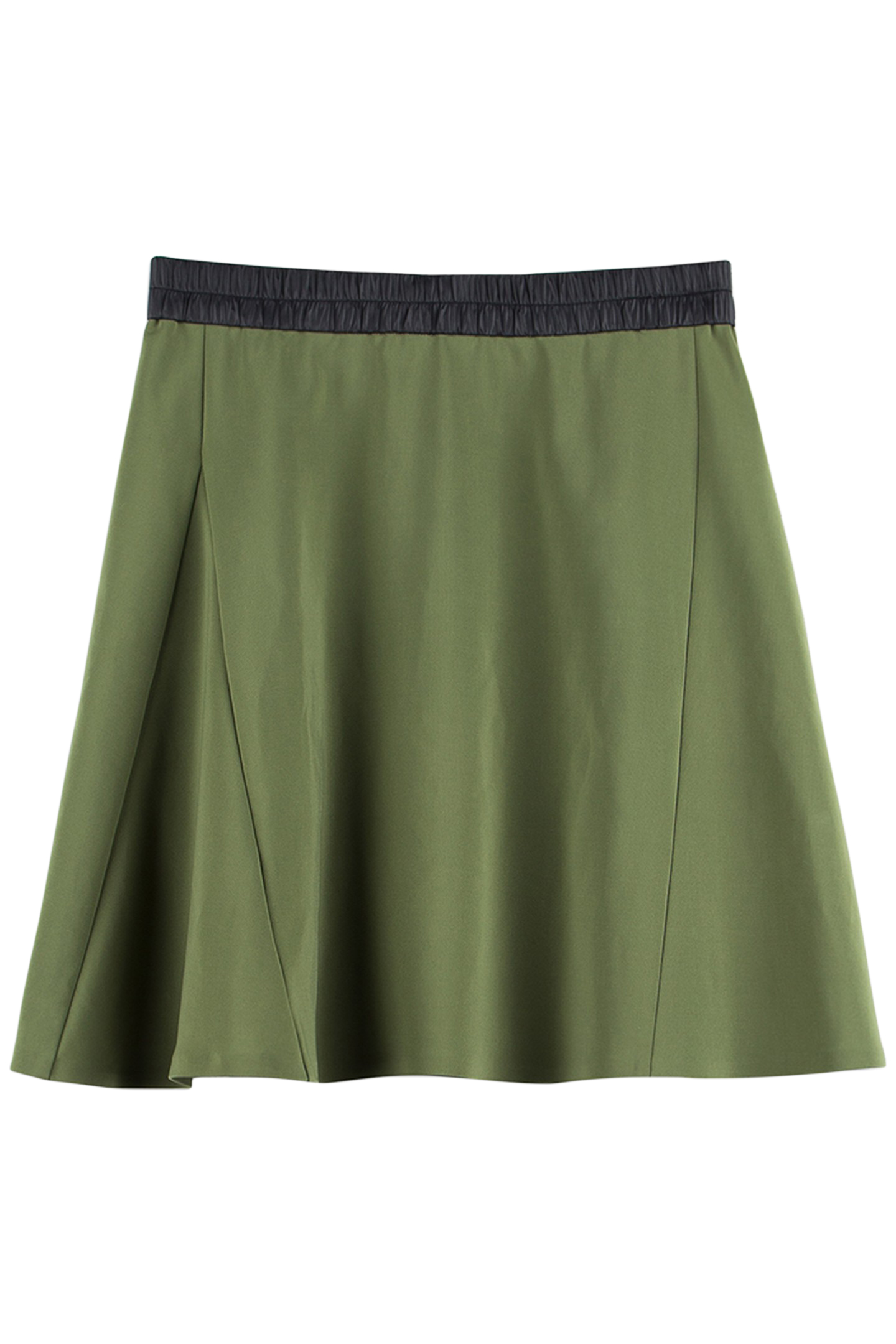 SKIRT FLUID SCUBA OLIVINE/ECRU 1