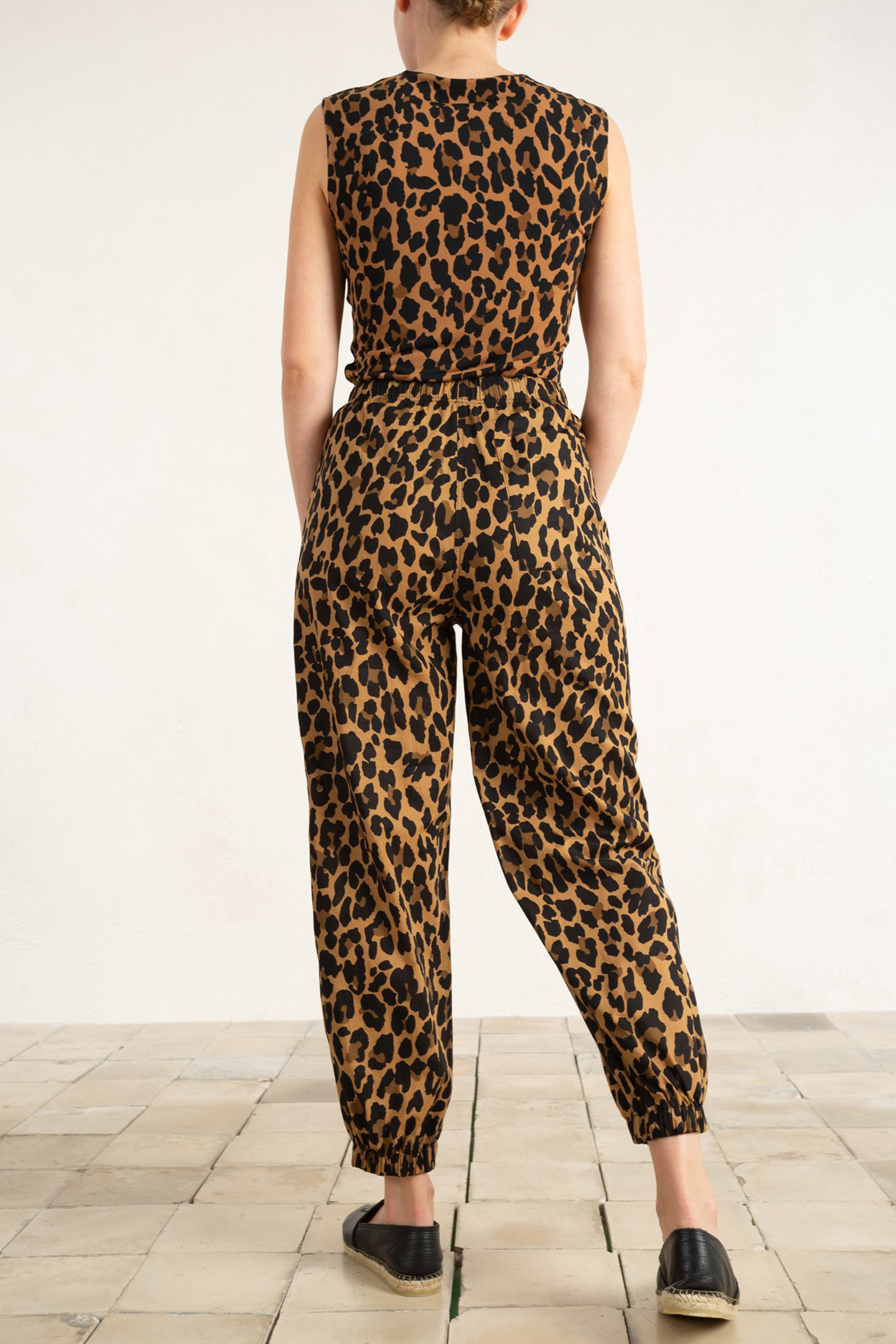 PUFF PANTS LEO NEW CAMEL/BLACK 2