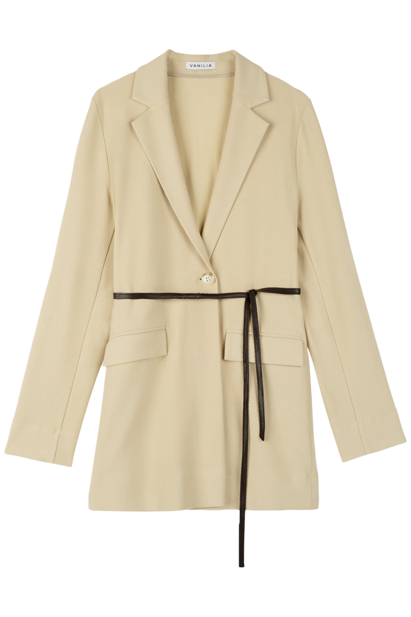 COLBERT RELAX RIB BLAZER PALE KHAKI 4