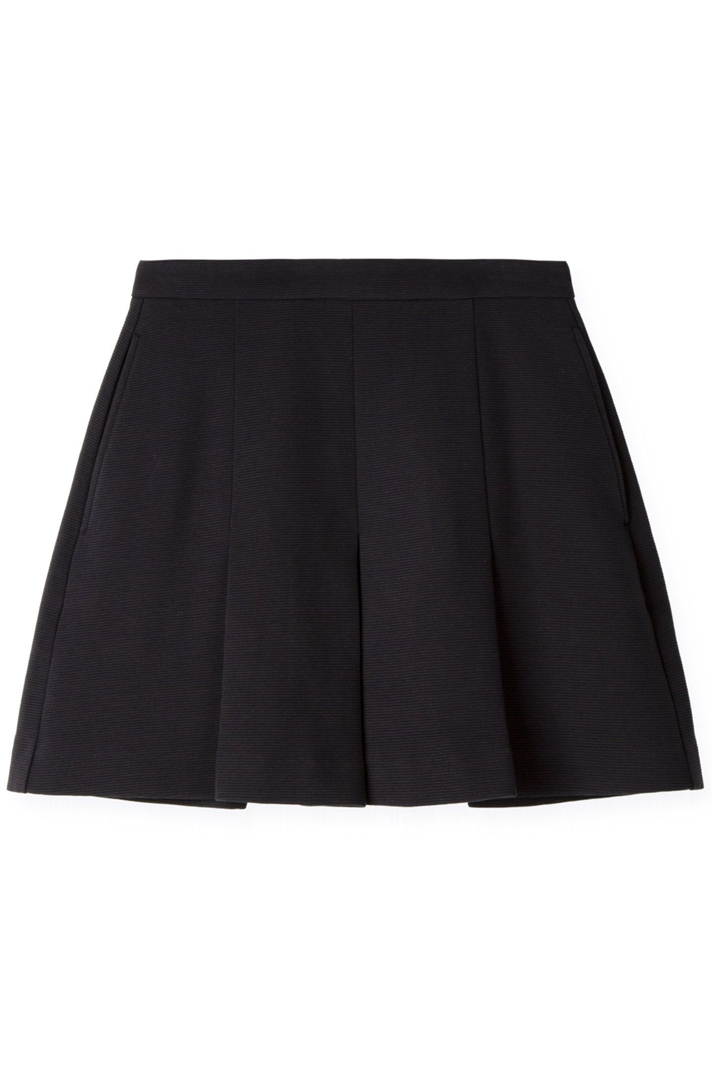 RIBBED PLEAT SKIRT DARK NAVY 3