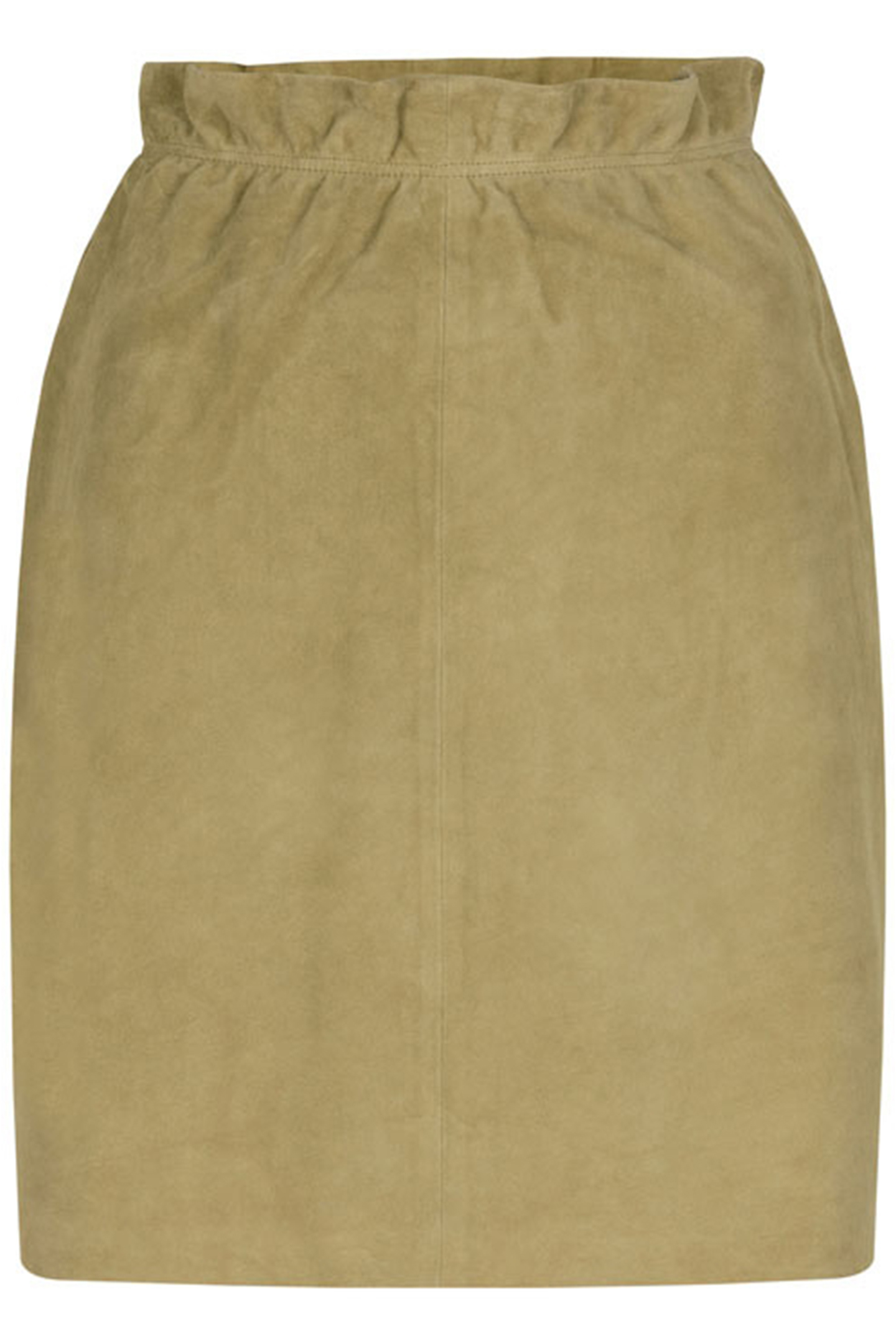 VIXEN SUEDE MINI SKIRT ALOË GREEN 3