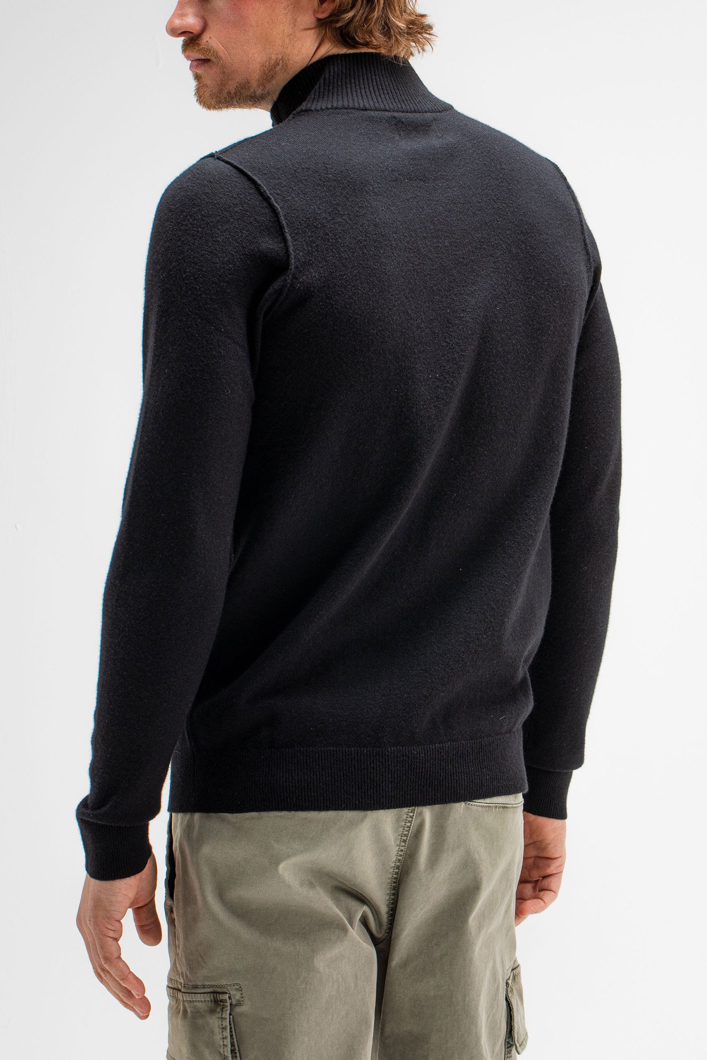 CLIFDEN HALFZIP OFF BLACK 2