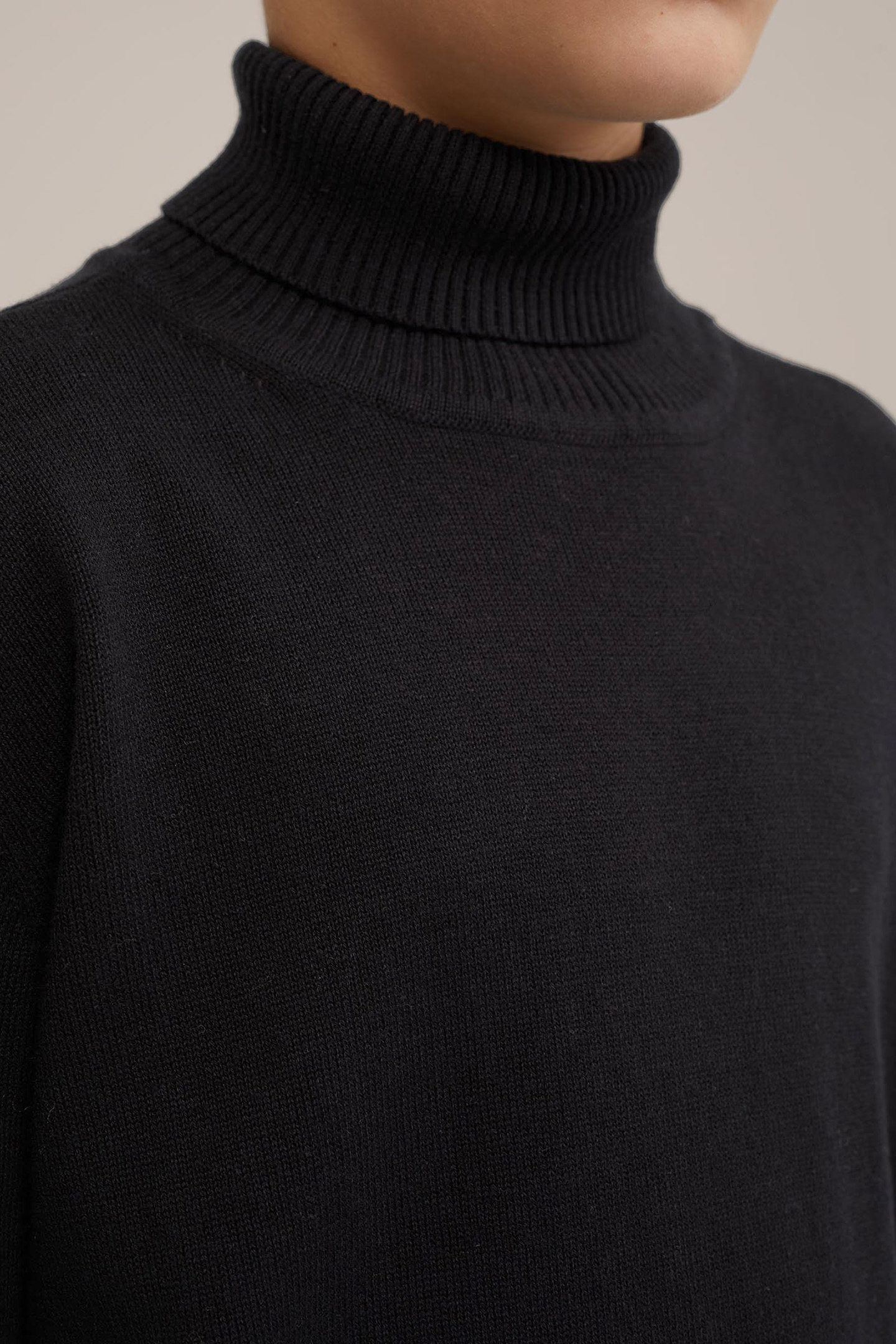 KNITTED PULLOVER BLACK 5