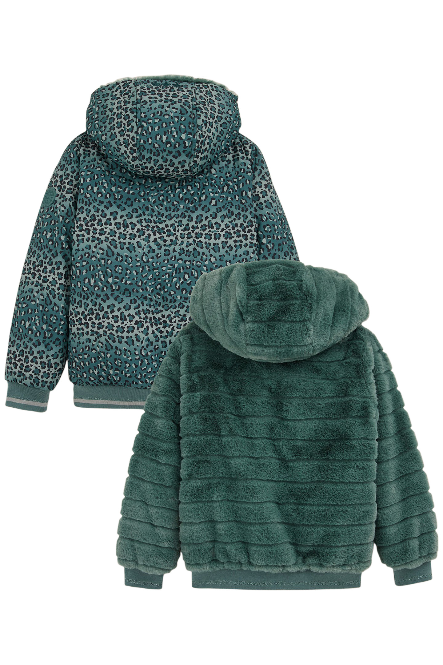 JACKET REVERSIBLE BOMBER GREEN BLUE 2