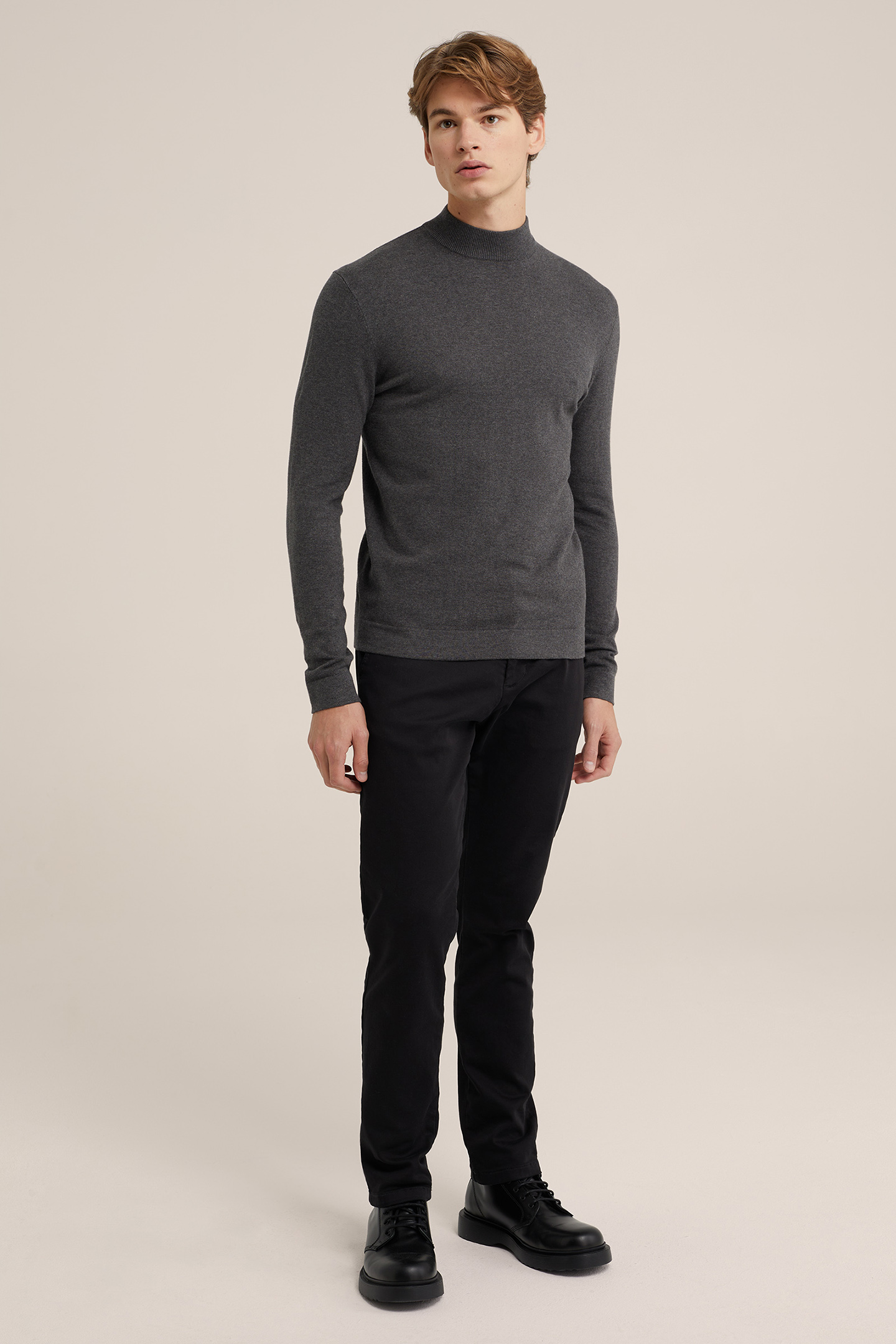 PULLOVER BLENDED DARK GREY 3