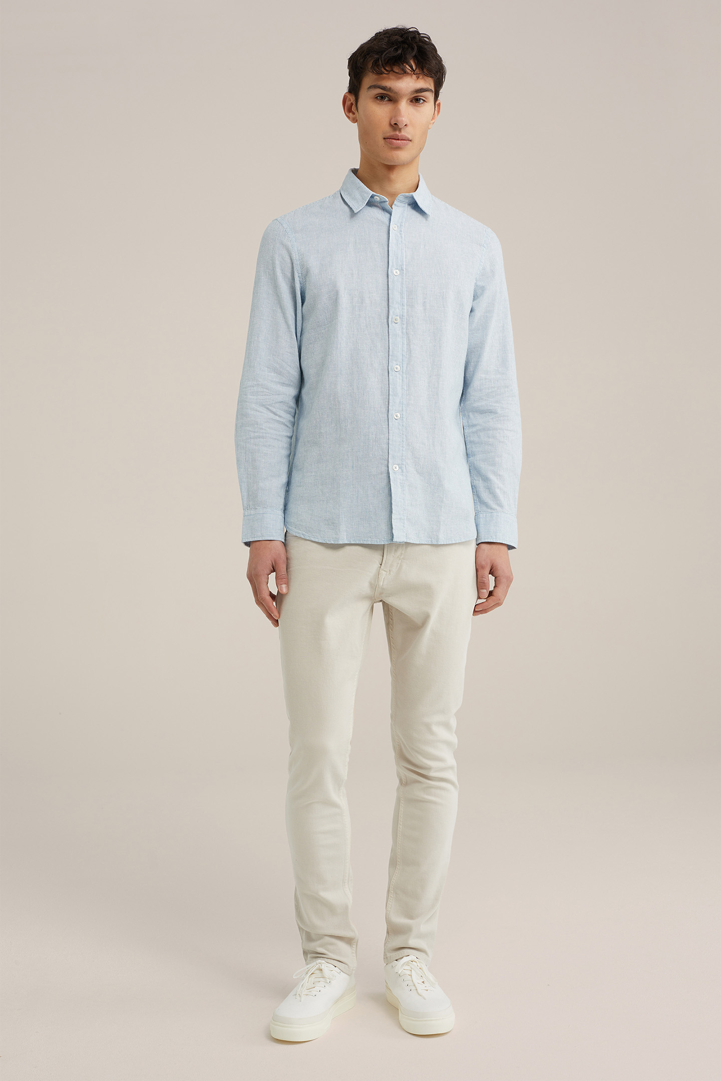 5-POCKET MID WAIST BEIGE 3