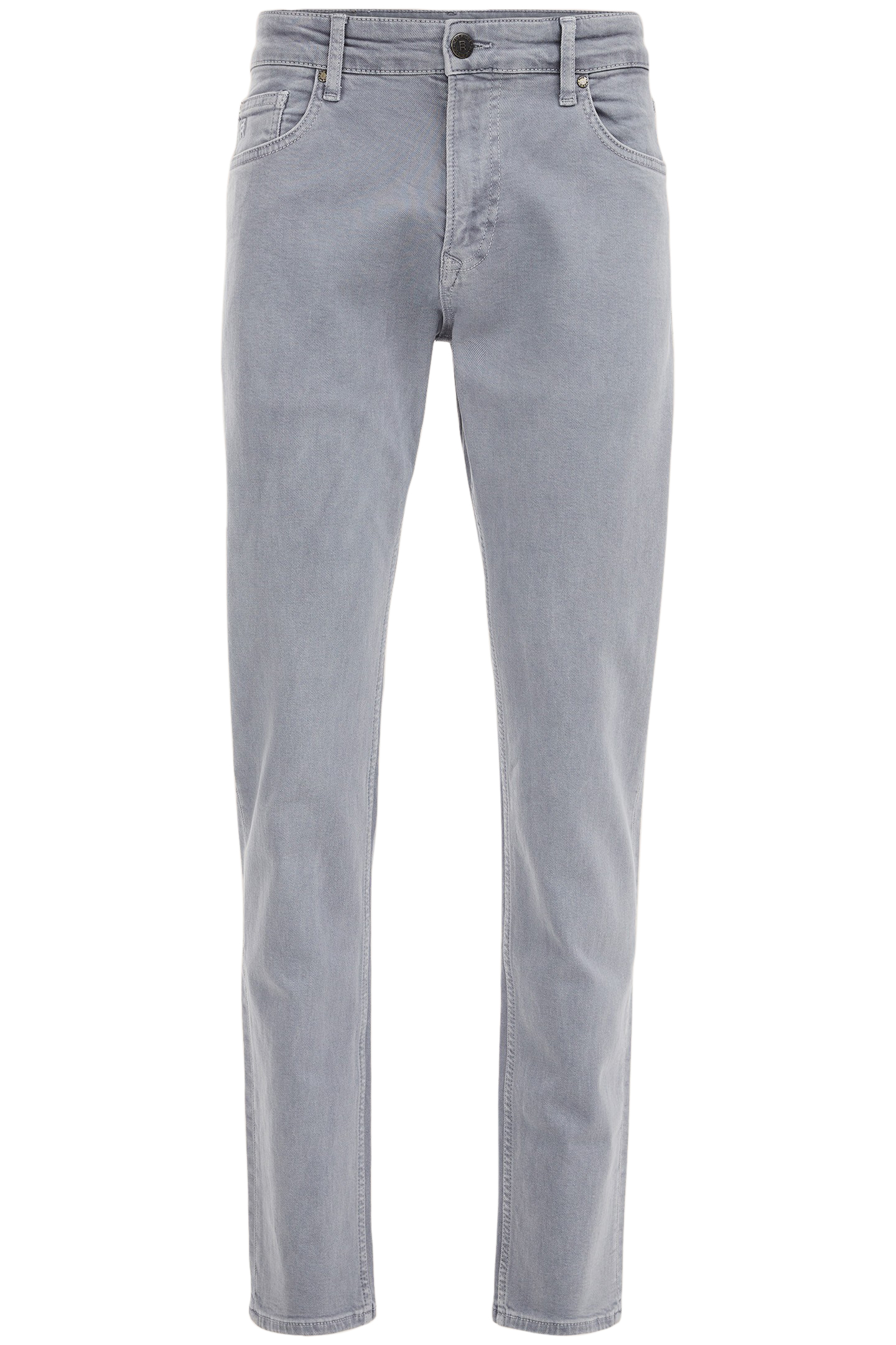 5-POCKET MID WAIST GREYISH BLUE 4