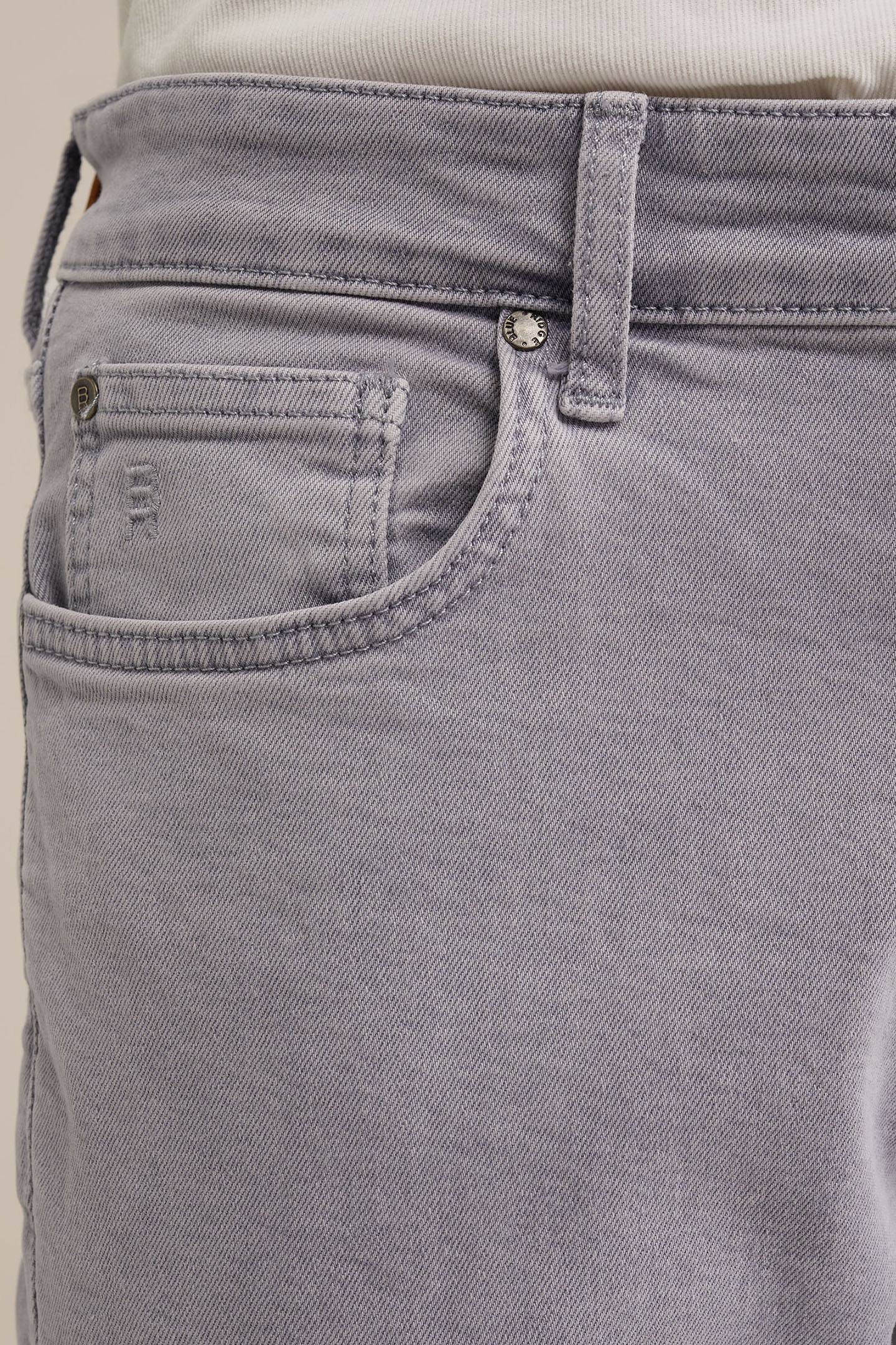 5-POCKET MID WAIST GREYISH BLUE 5