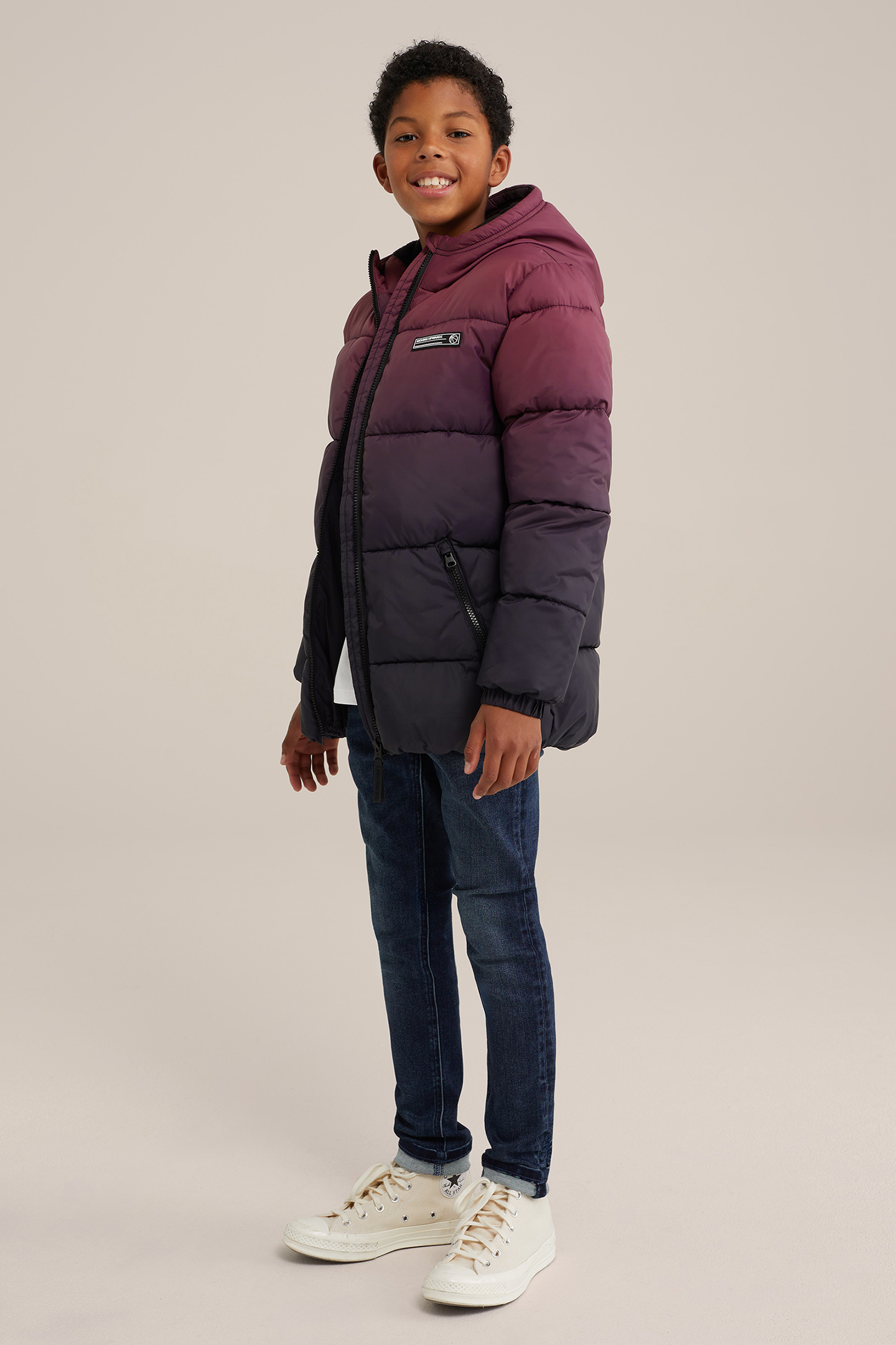 JACKET MIDLONG BURGUNDY RED 4