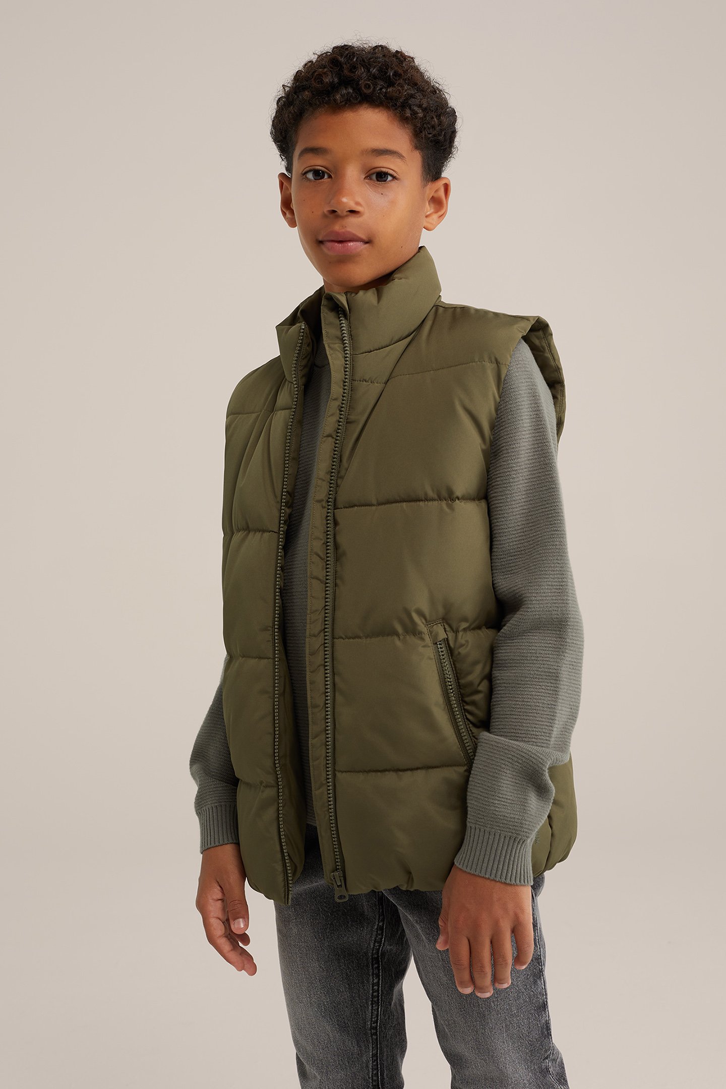BODYWARMER DARK GREEN by WE Fashion