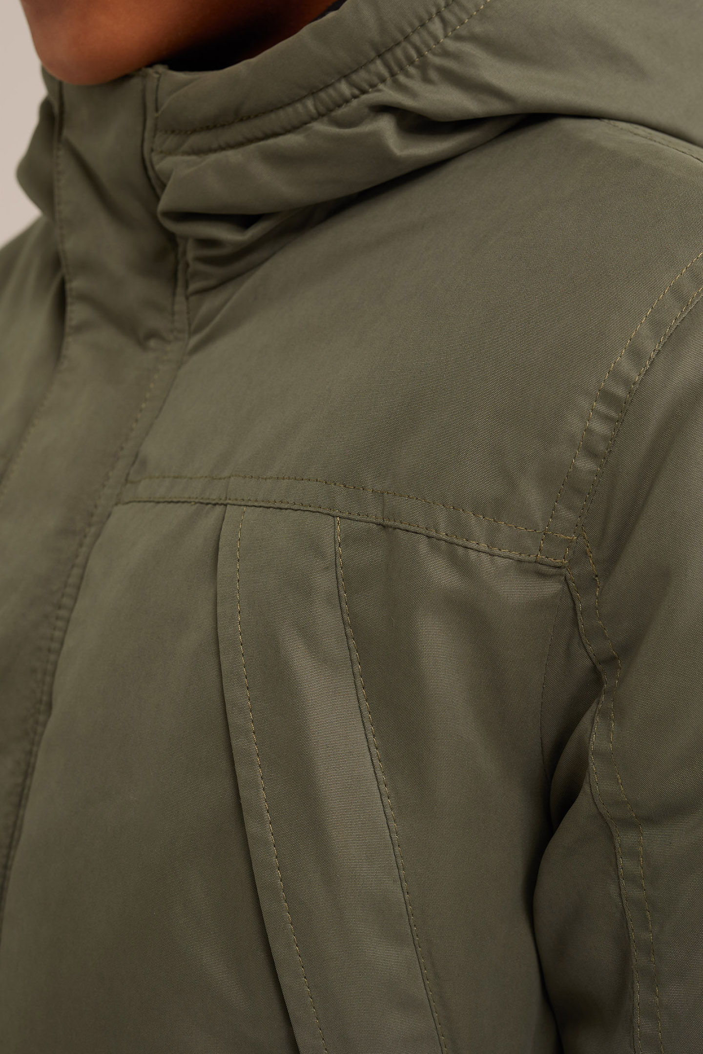 JACKET LONG LENGTH ARMY GREEN 5