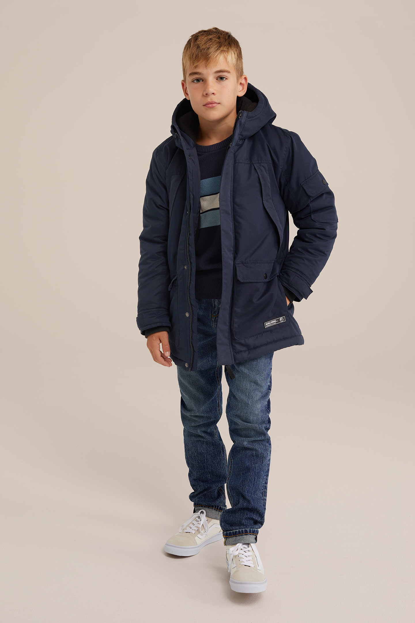 JACKET LONG LENGTH DARK BLUE 2