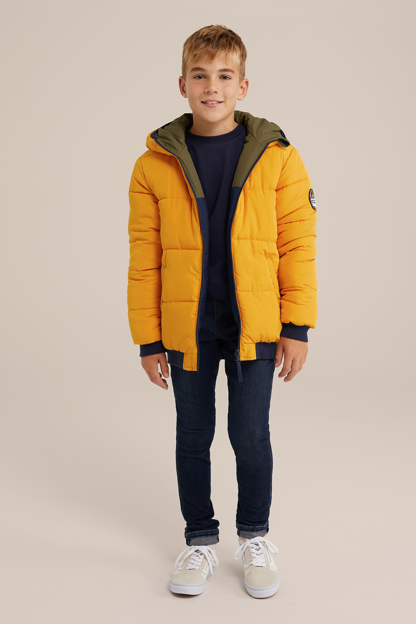 JACKET REVERSIBLE BOMBER YELLOW 5