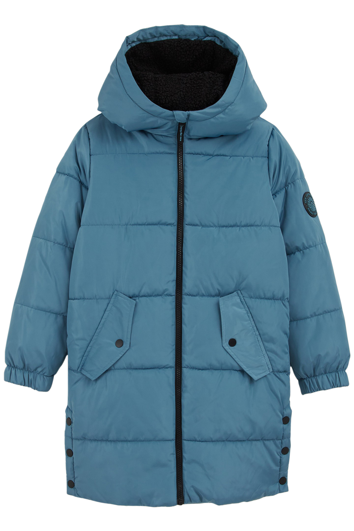 JACKET LONG LENGTH GREYISH BLUE 3