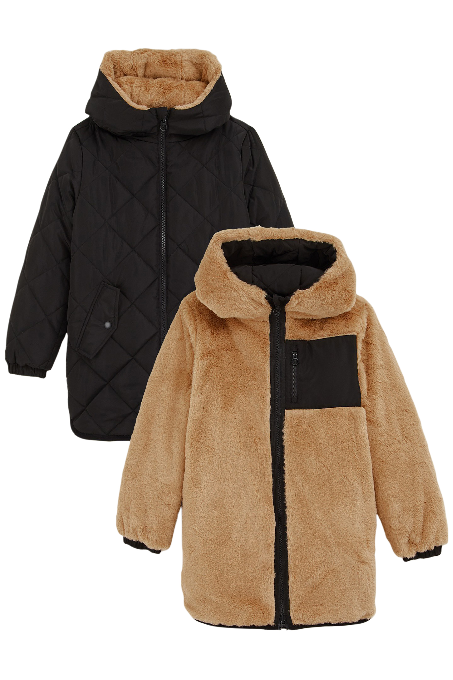 JACKET REVERSIBLE PARKA BLACK 1