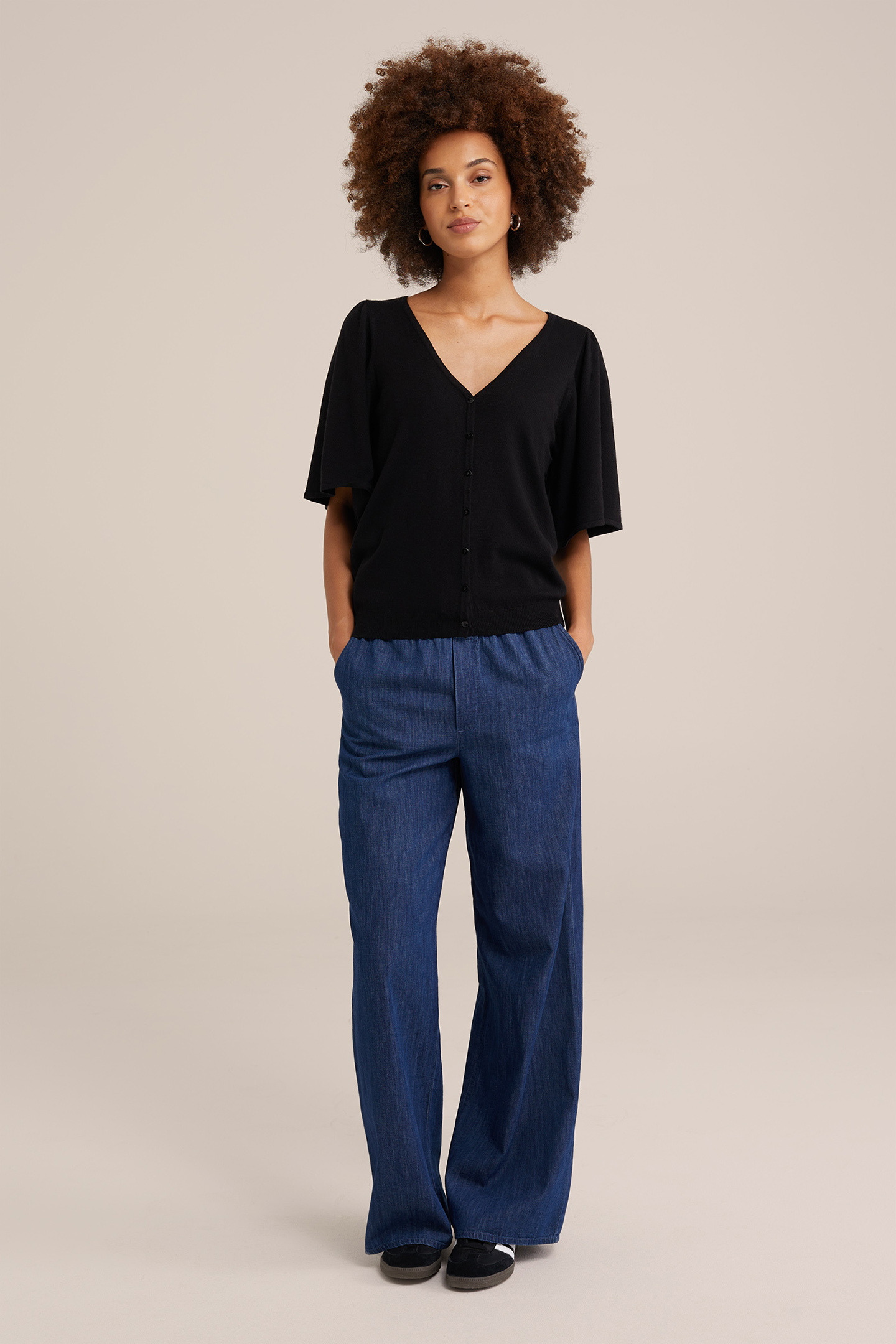 KNITTED CARDIGAN BLACK 3