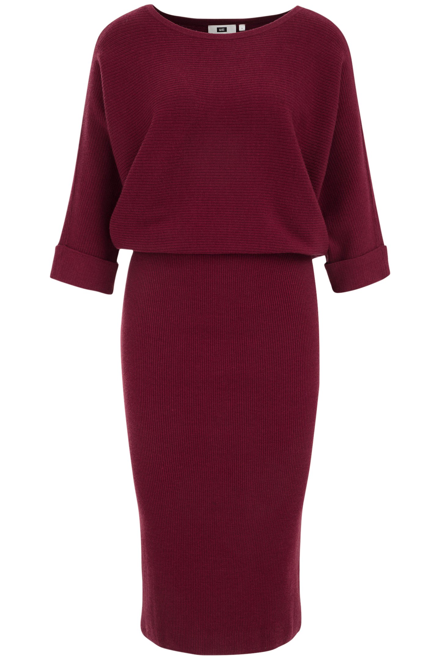 DRESS MID LENGTH VINTAGE RED 3