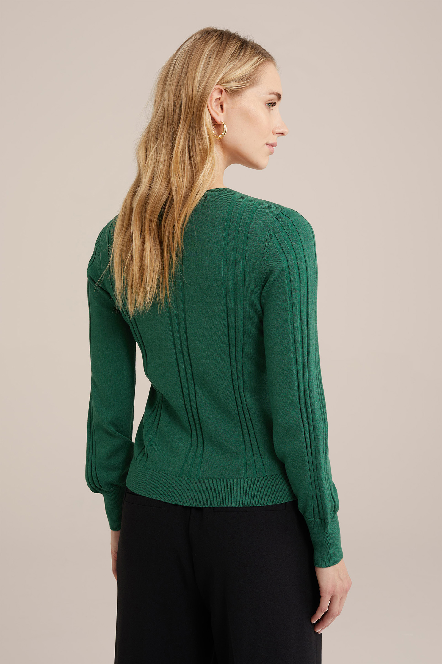KNITTED CARDIGAN GREEN 2