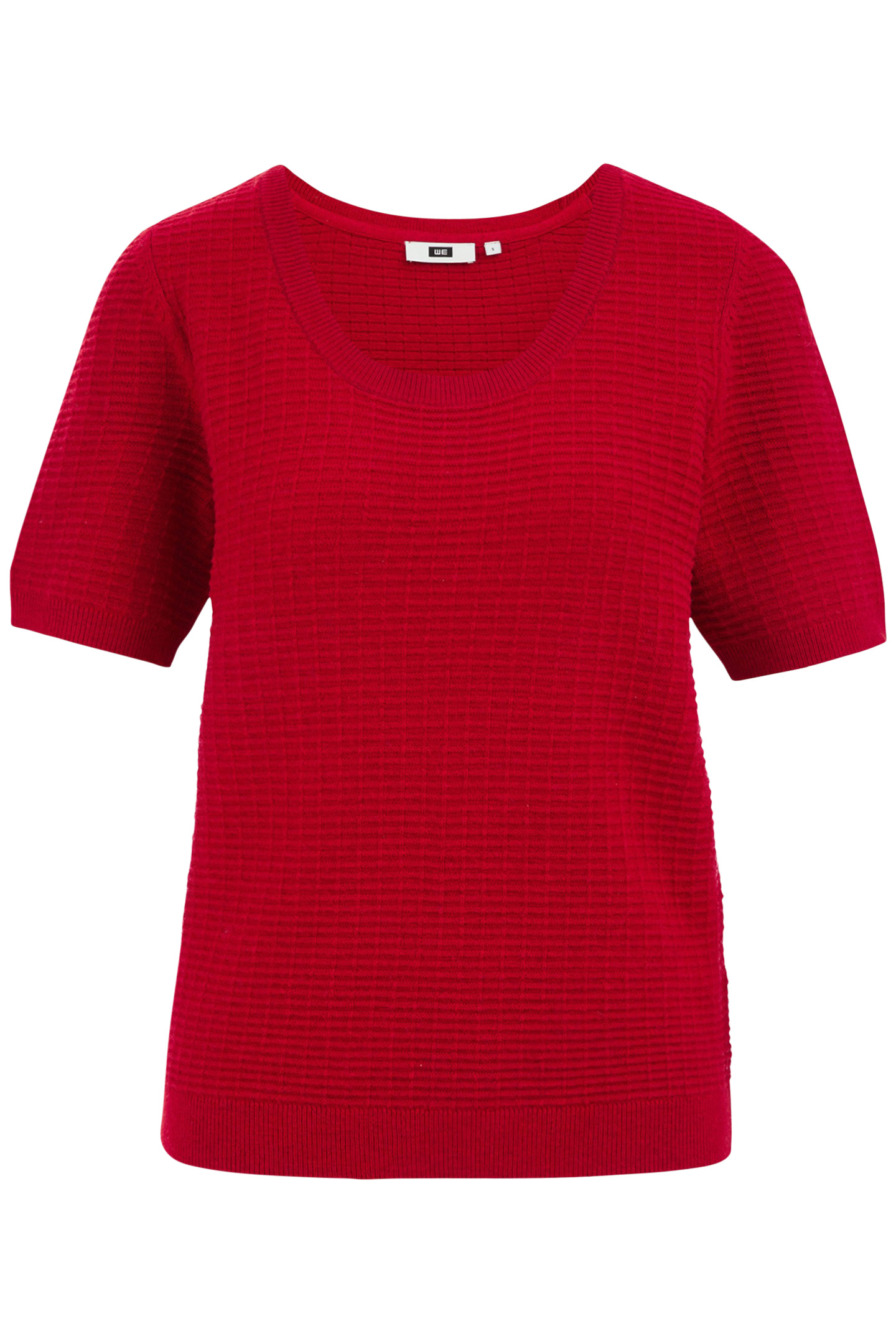 KNITTED PULLOVER BRIGHT RED 4