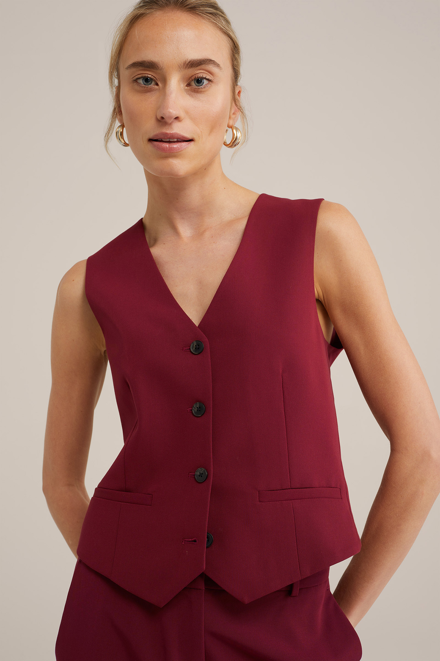 WAISTCOAT VINTAGE RED 5