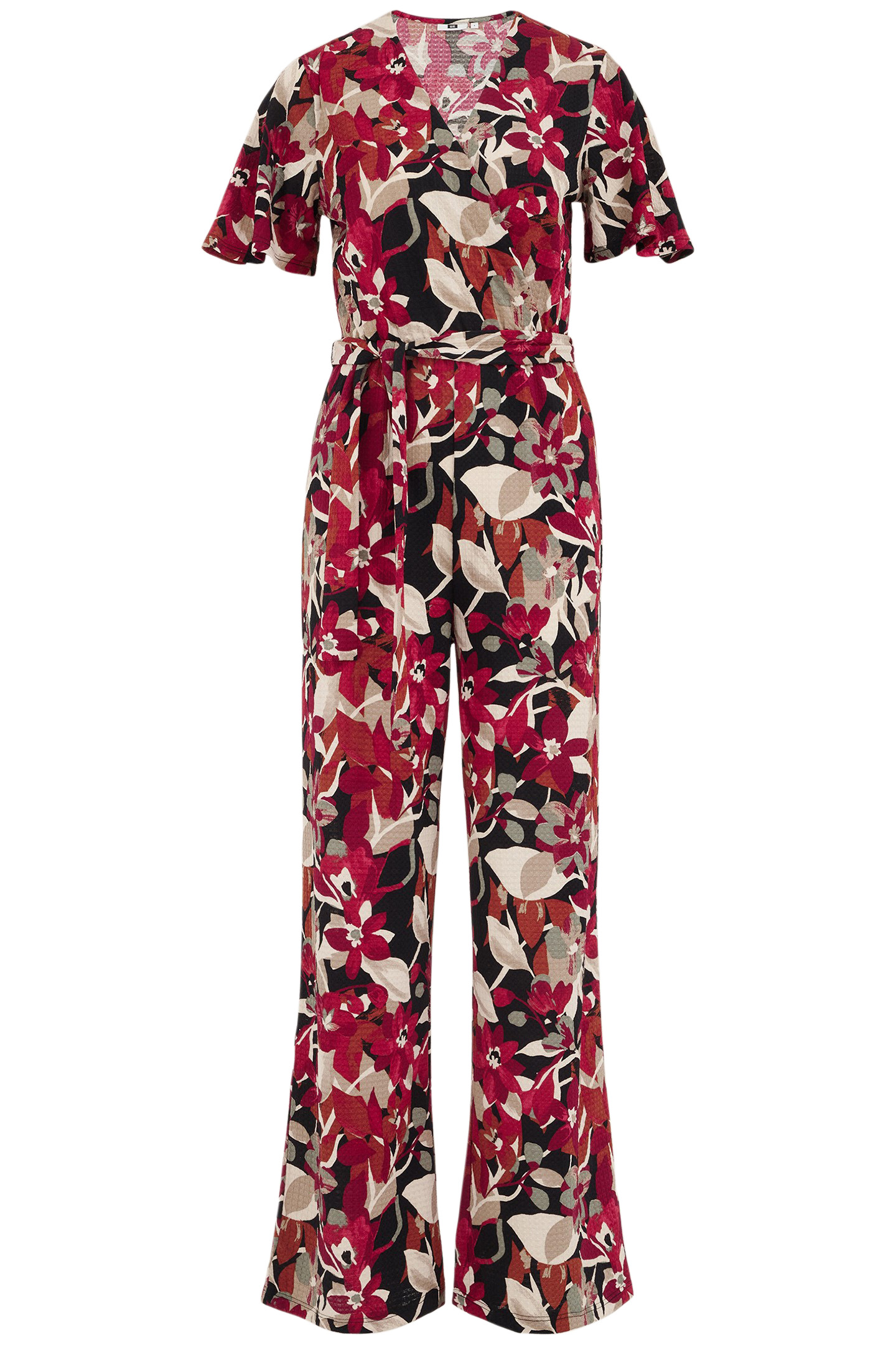 JUMPSUIT BURGUNDY RED 3
