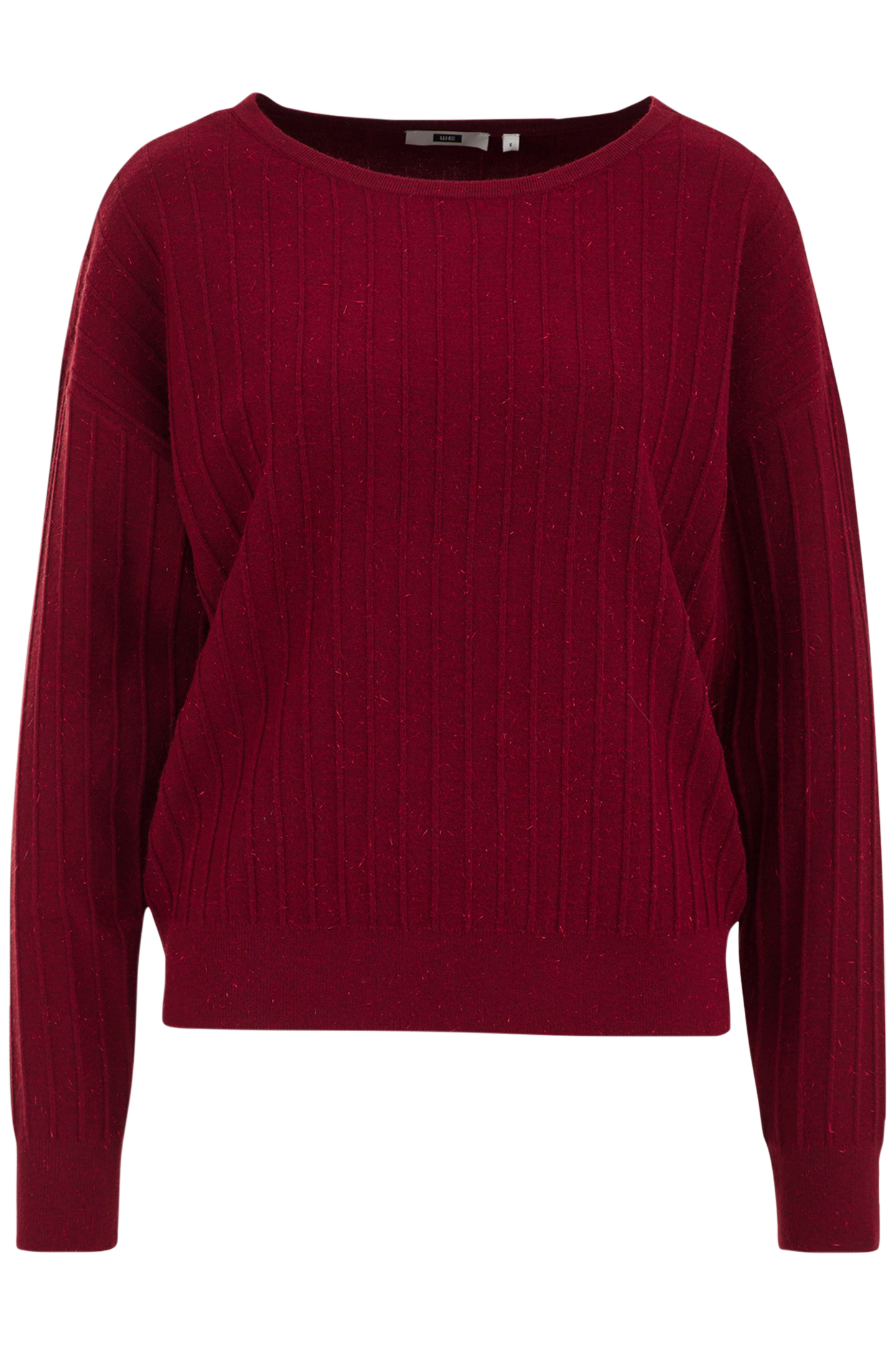 KNITTED PULLOVER FIRE RED 4