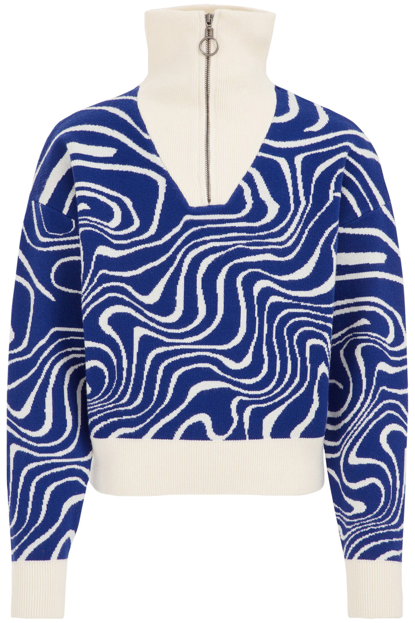 KNITTED PULLOVER COBALT BLUE 3