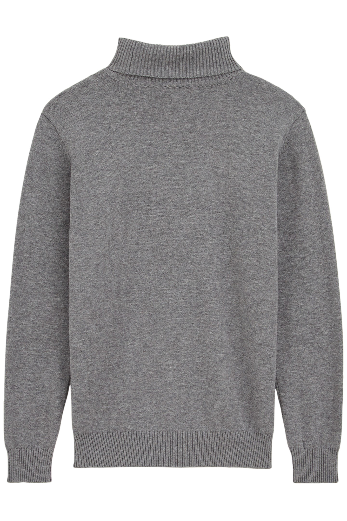 KNITTED PULLOVER LIGHT GREY 4