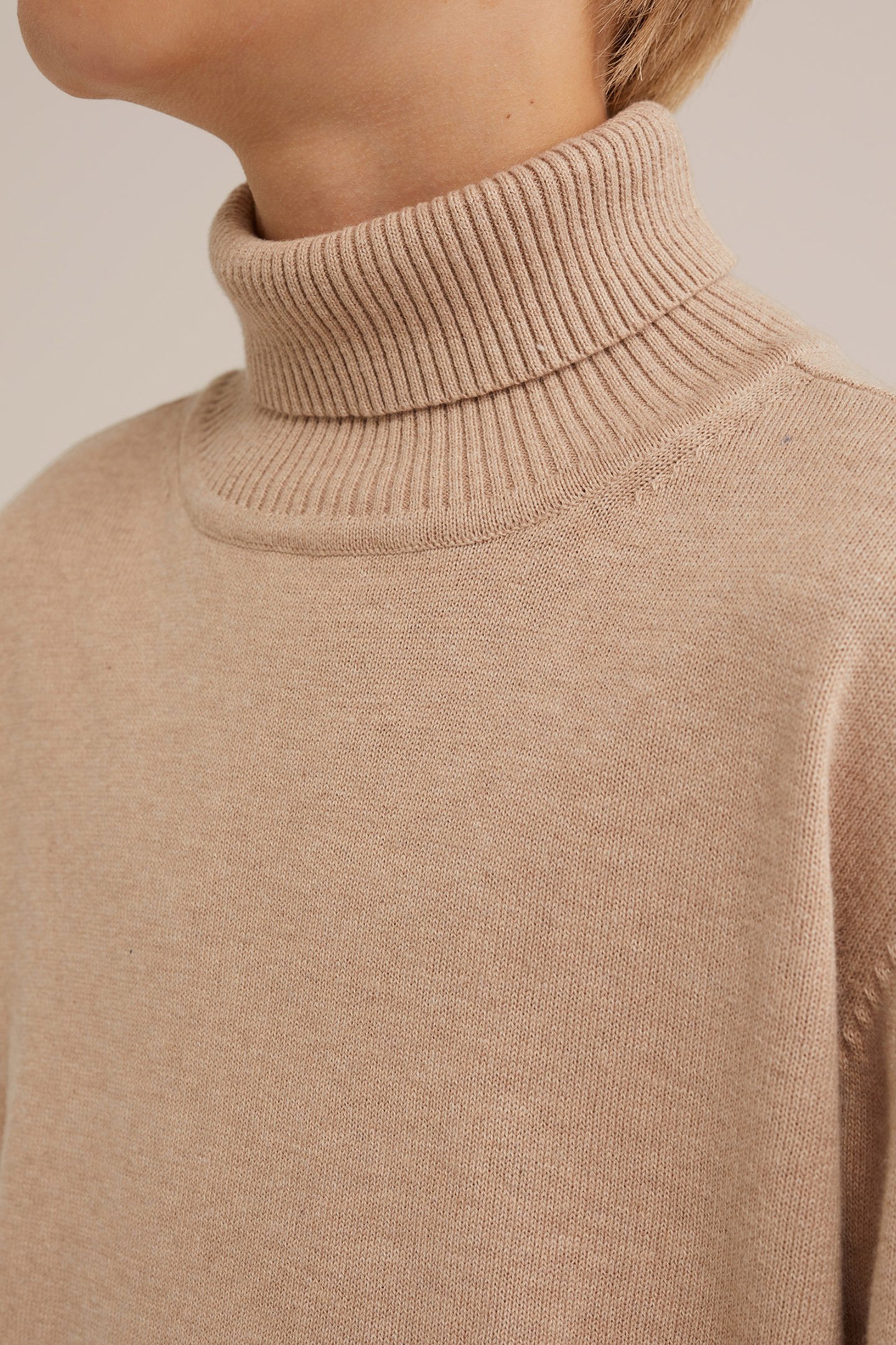 KNITTED PULLOVER BEIGE 5
