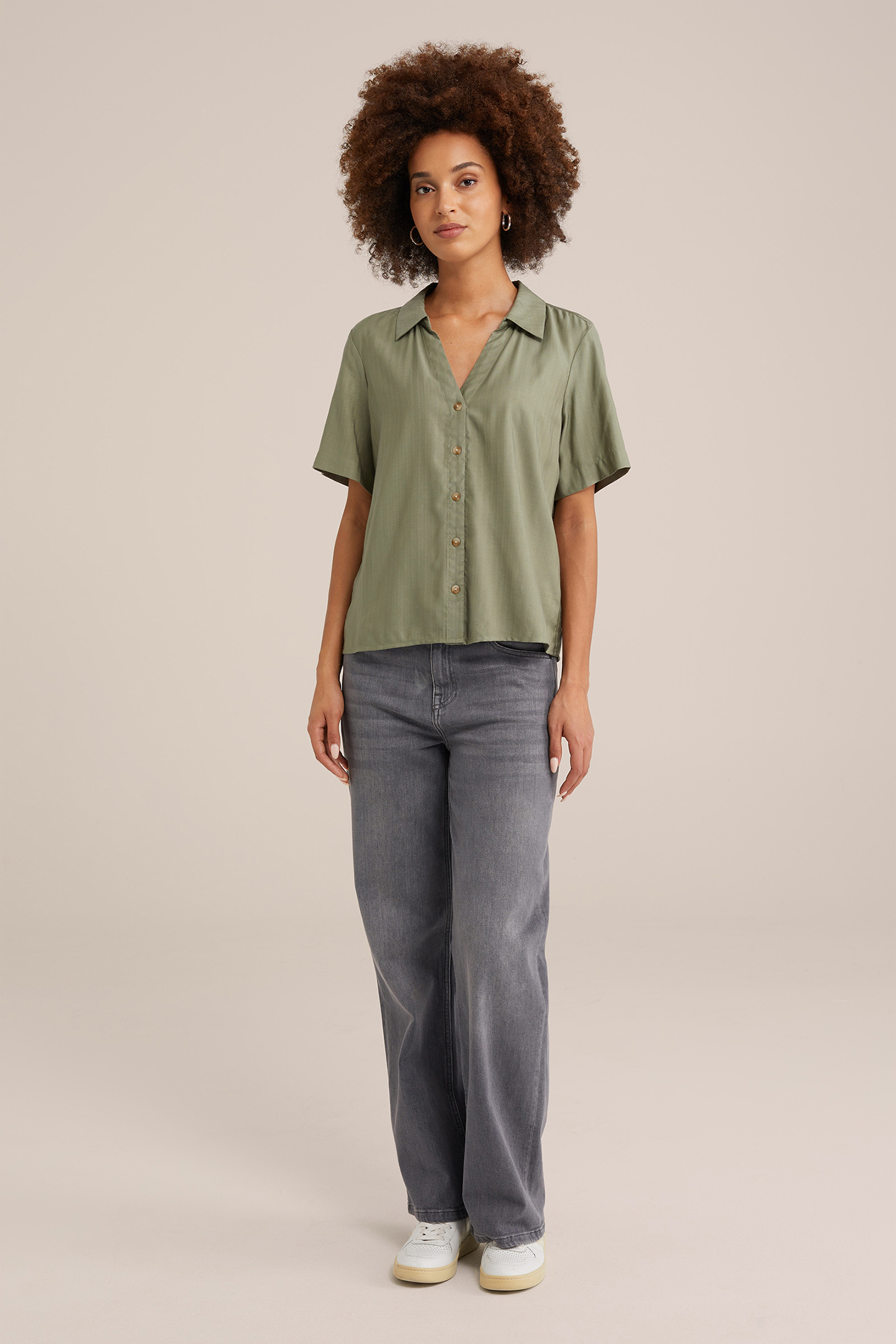 BLOUSE OLIVE GREEN 3