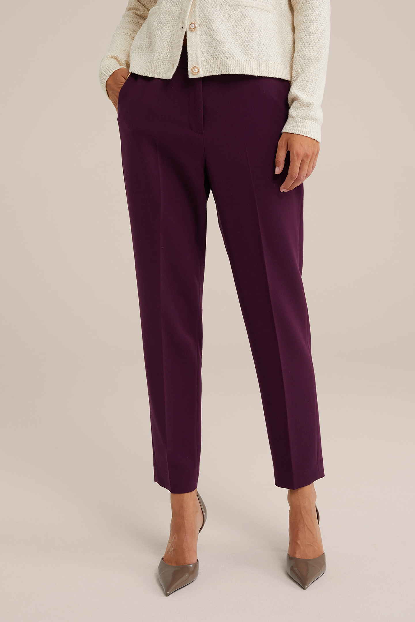 TROUSER DARK PURPLE 1