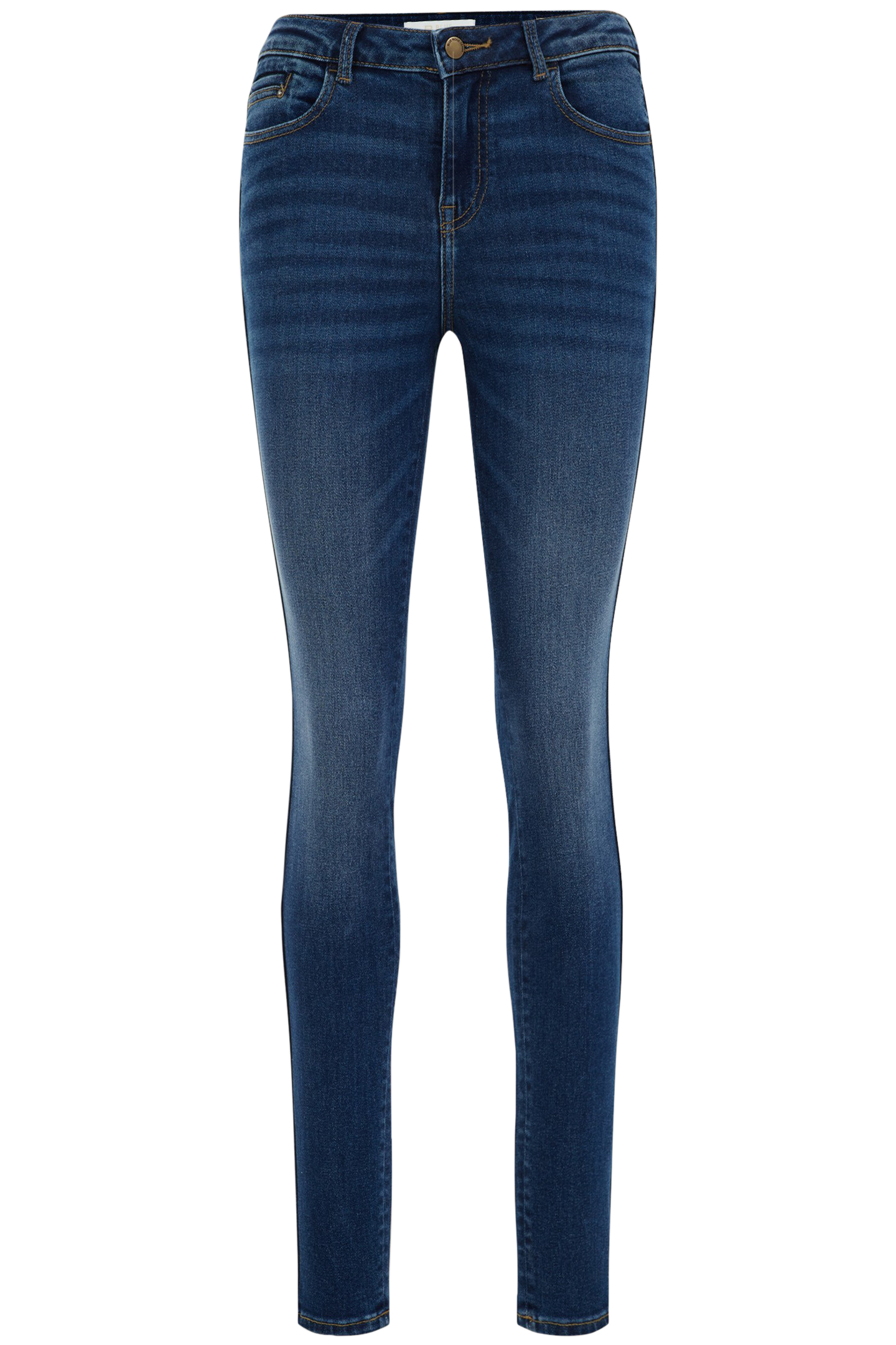 5-POCKET MID WAIST DARK BLUE 4